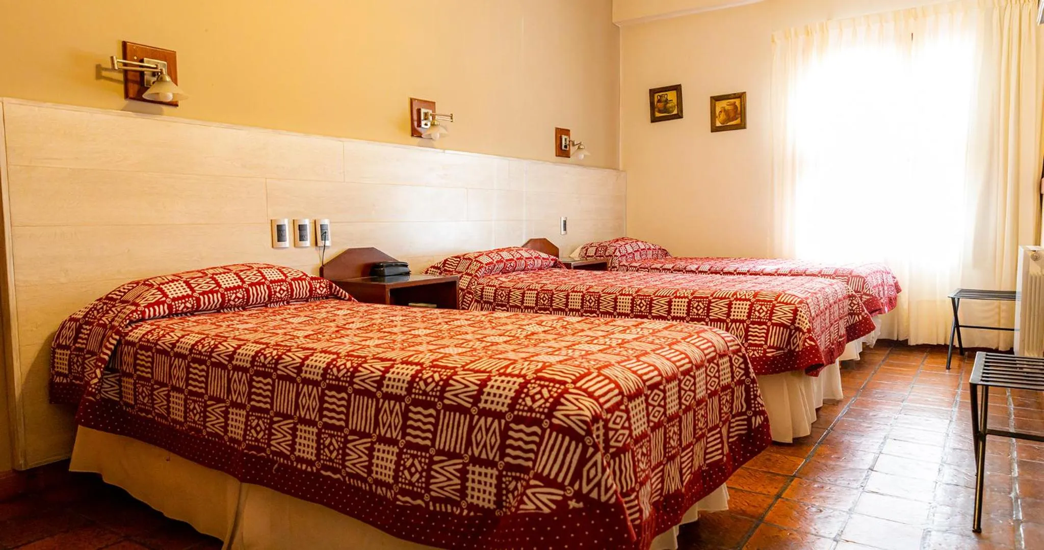 Bed in Hotel Los Sauces