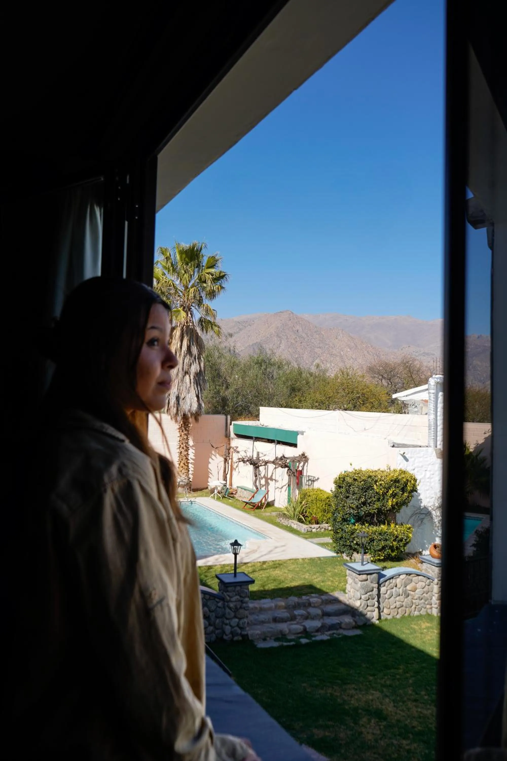 Mountain view in Hotel Los Sauces