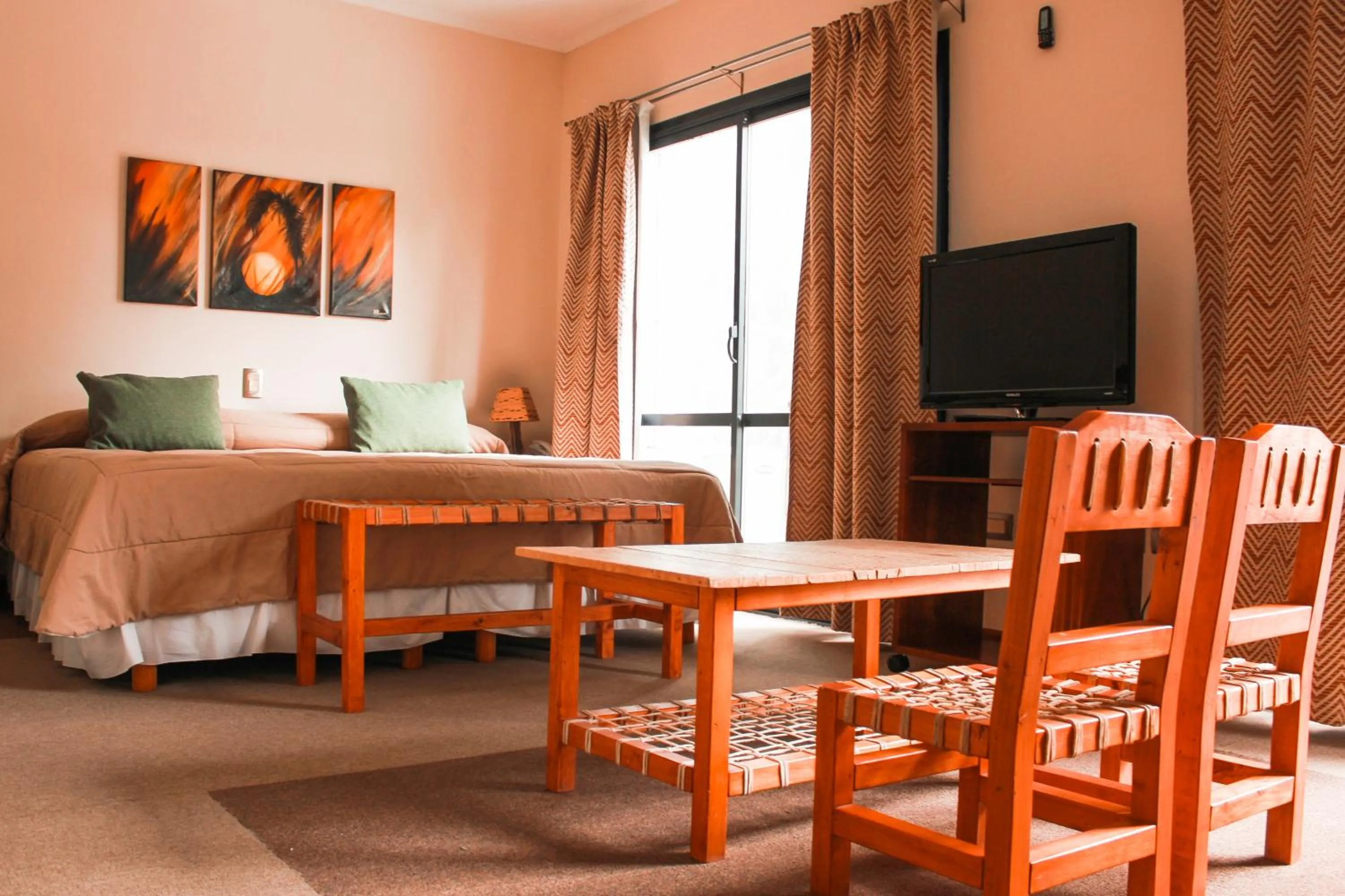 Bed in Hotel Los Sauces