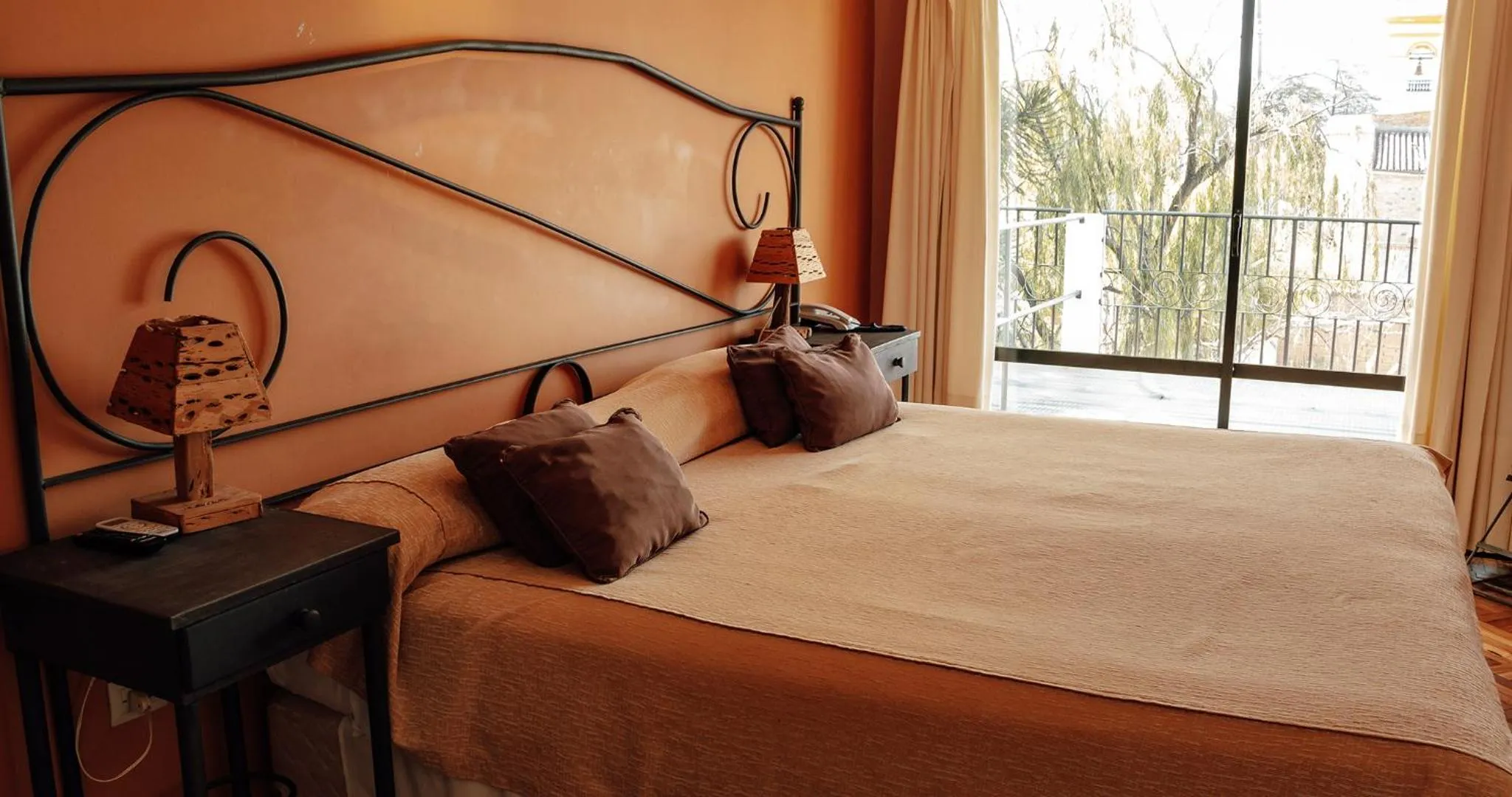 Bed in Hotel Los Sauces