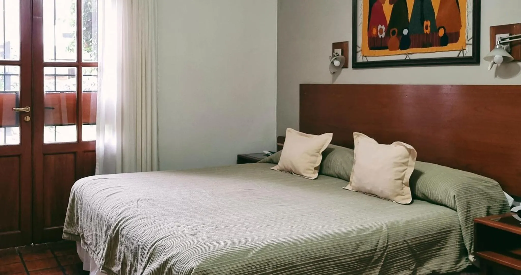 Bed in Hotel Los Sauces