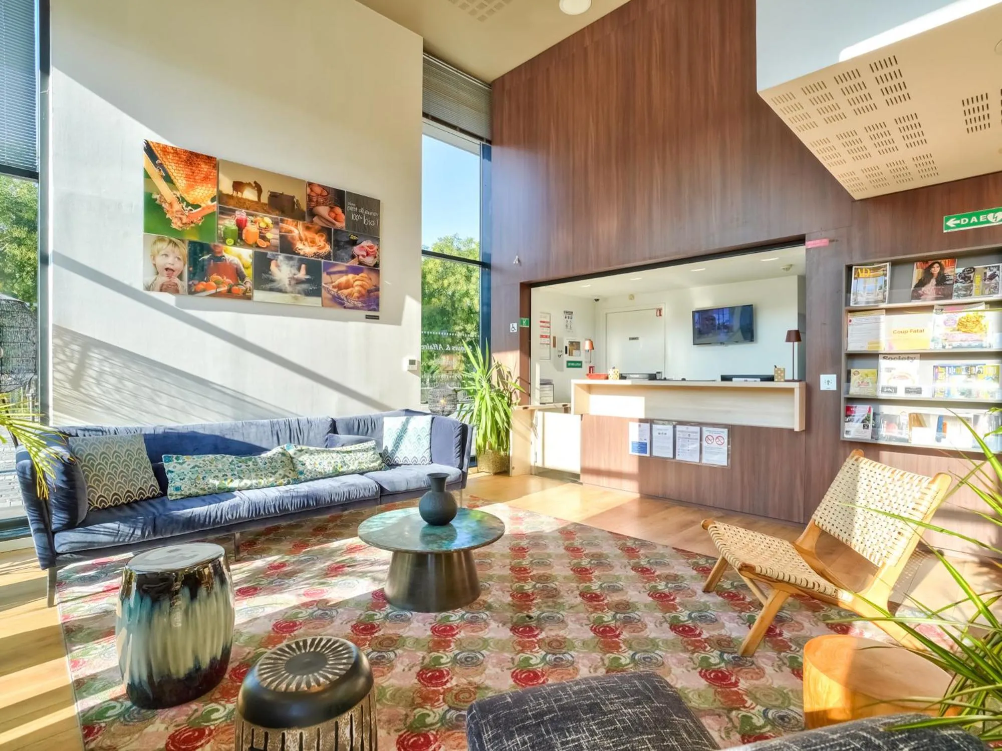 Lobby or reception in Séjours & Affaires Paris-Vitry