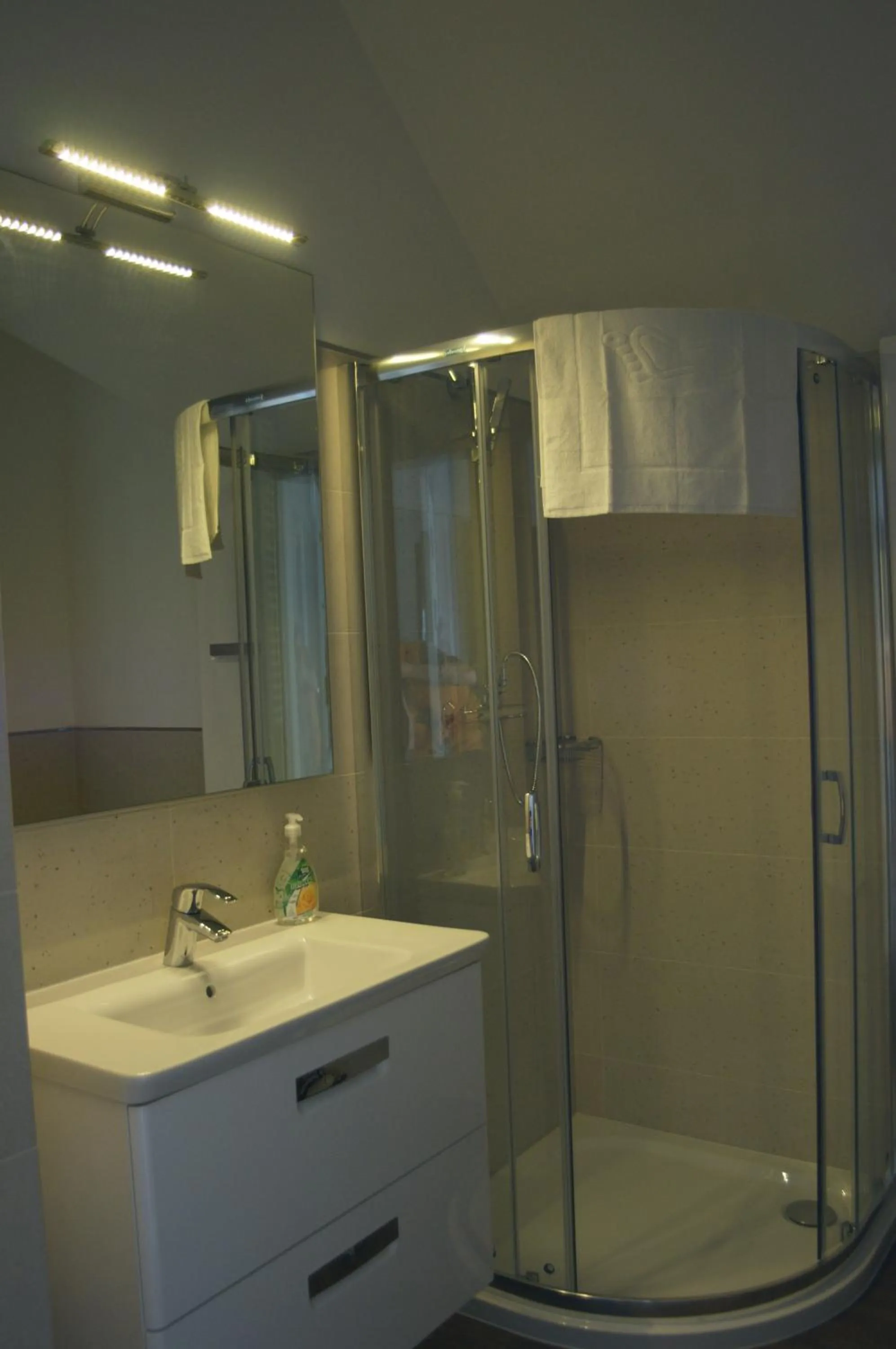 Shower in Q Apartamenty