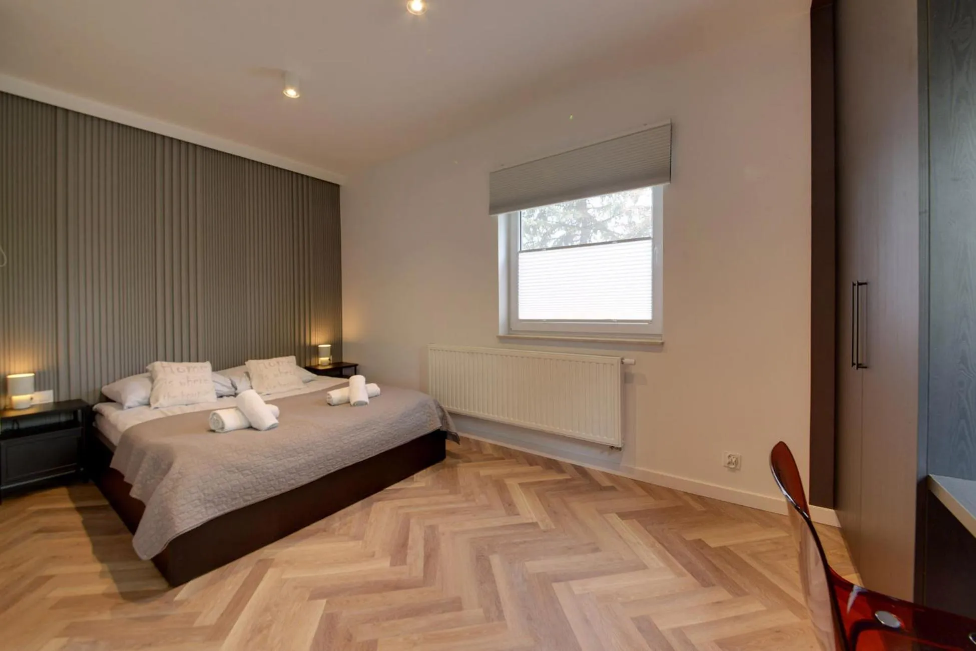 Bed in Q Apartamenty