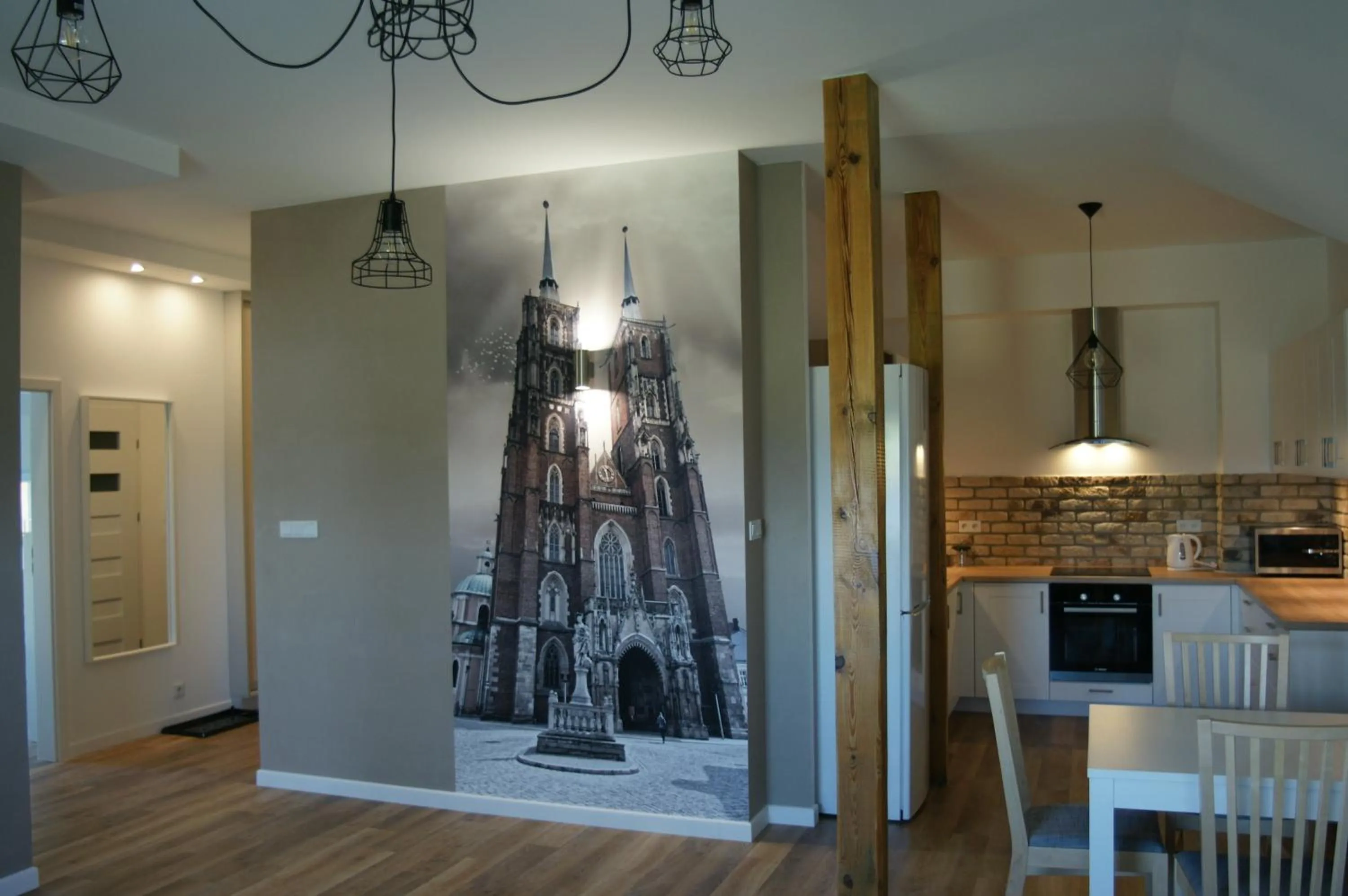 Kitchen or kitchenette in Q Apartamenty