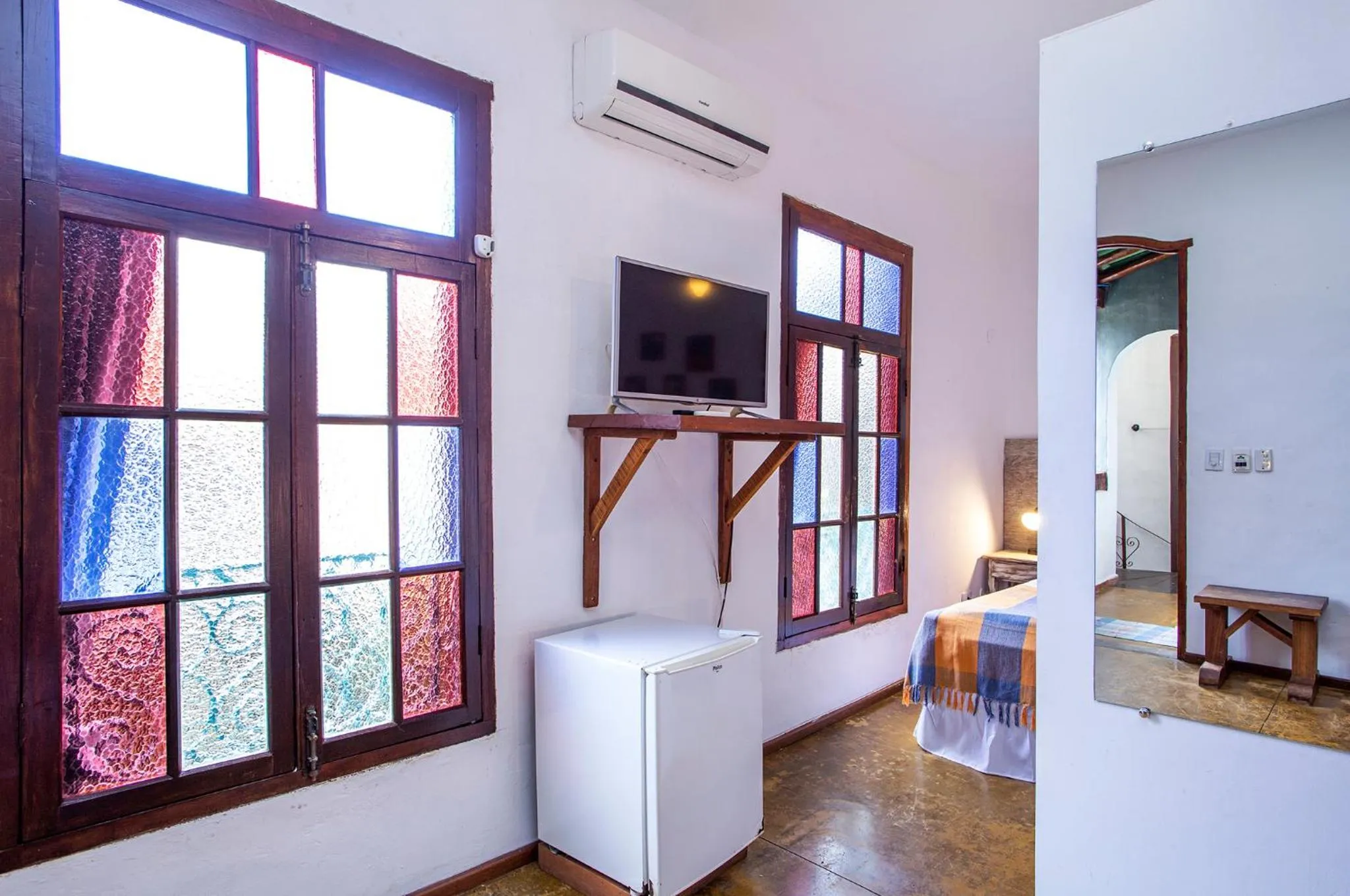 Bed in Pousada Recanto da Villa