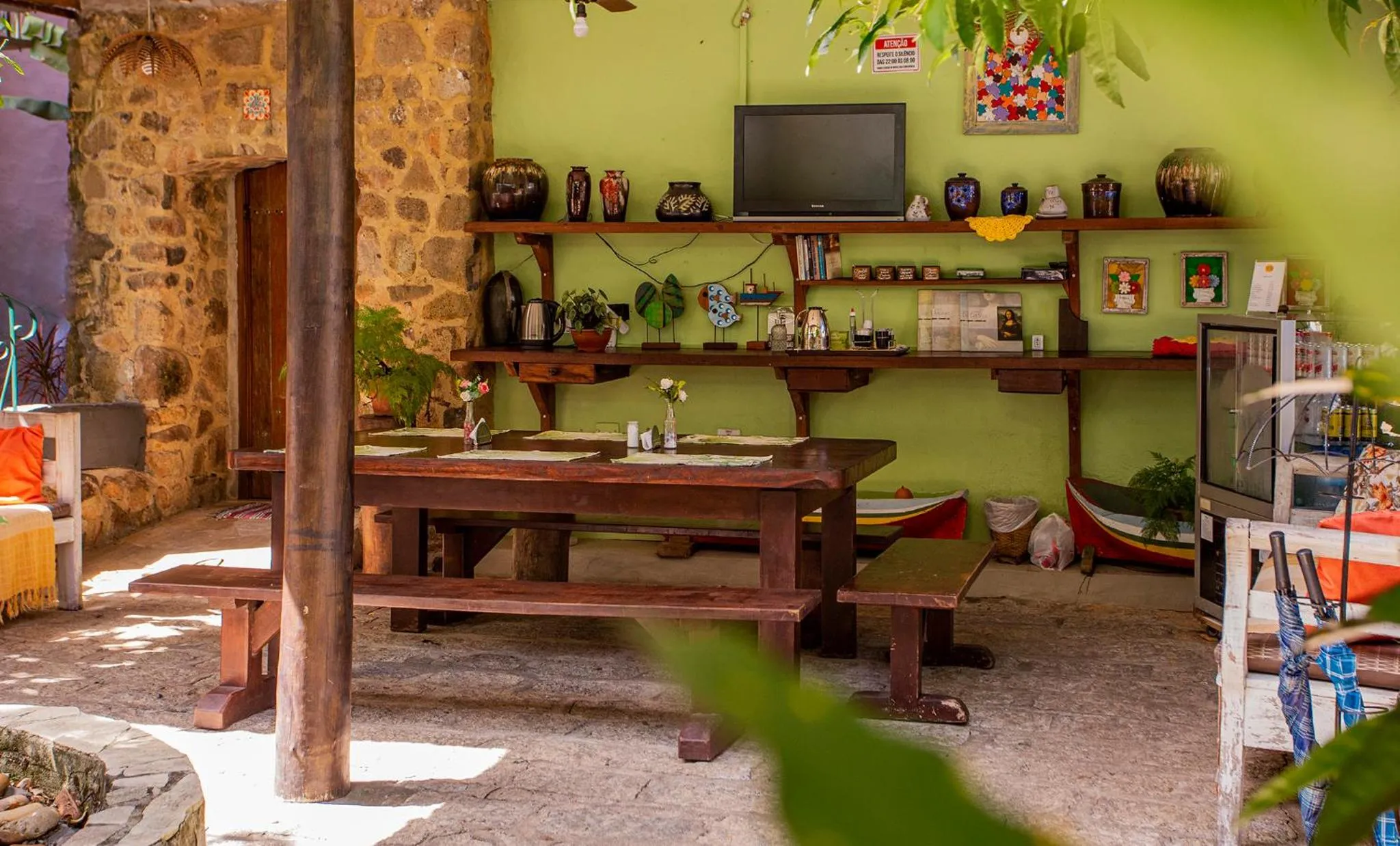 Garden in Pousada Recanto da Villa