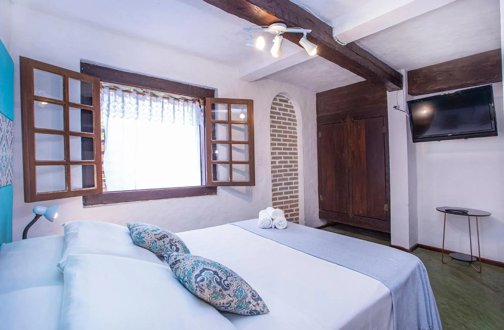 Bed in Pousada Recanto da Villa