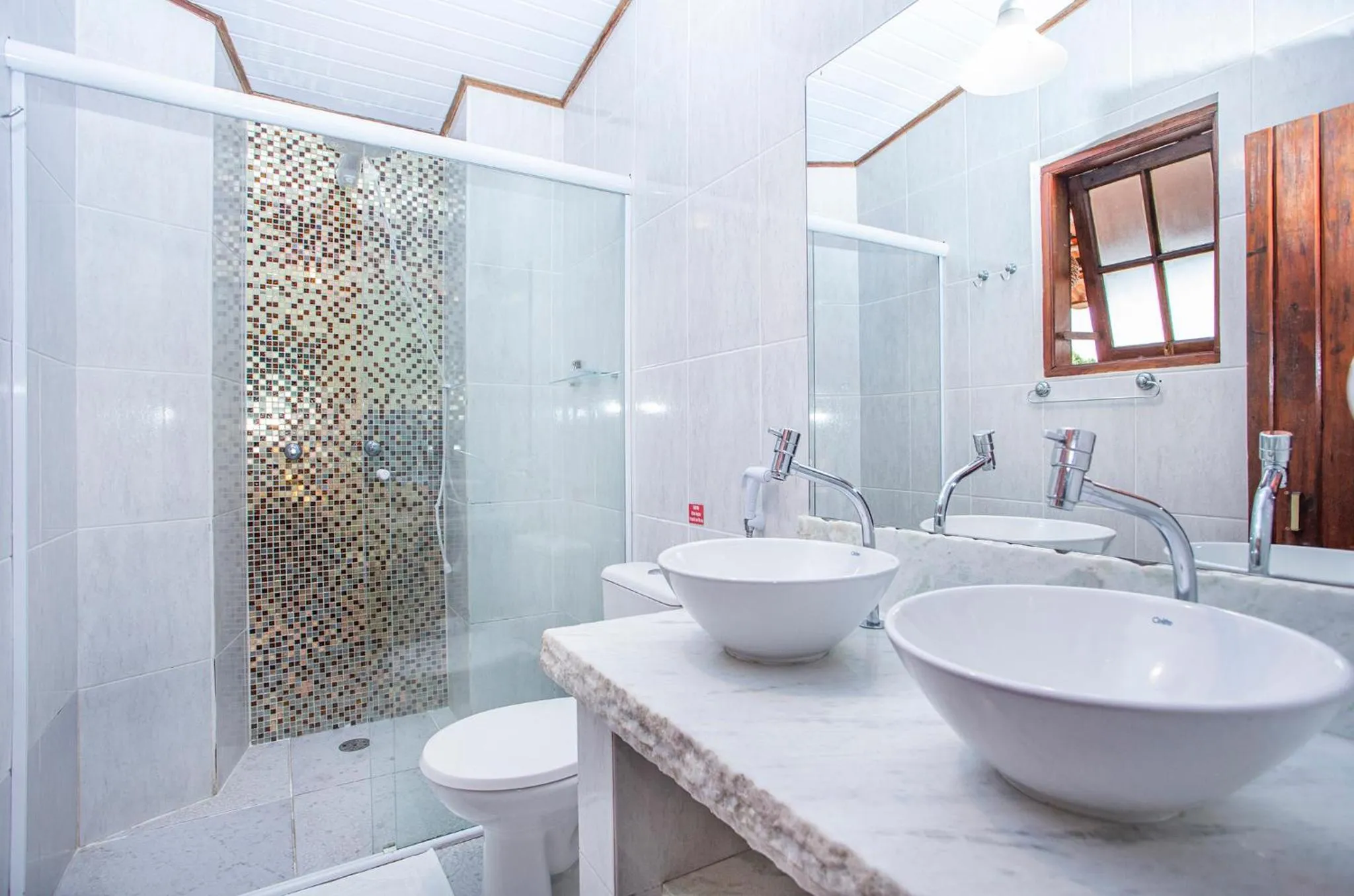 Bathroom in Pousada Recanto da Villa