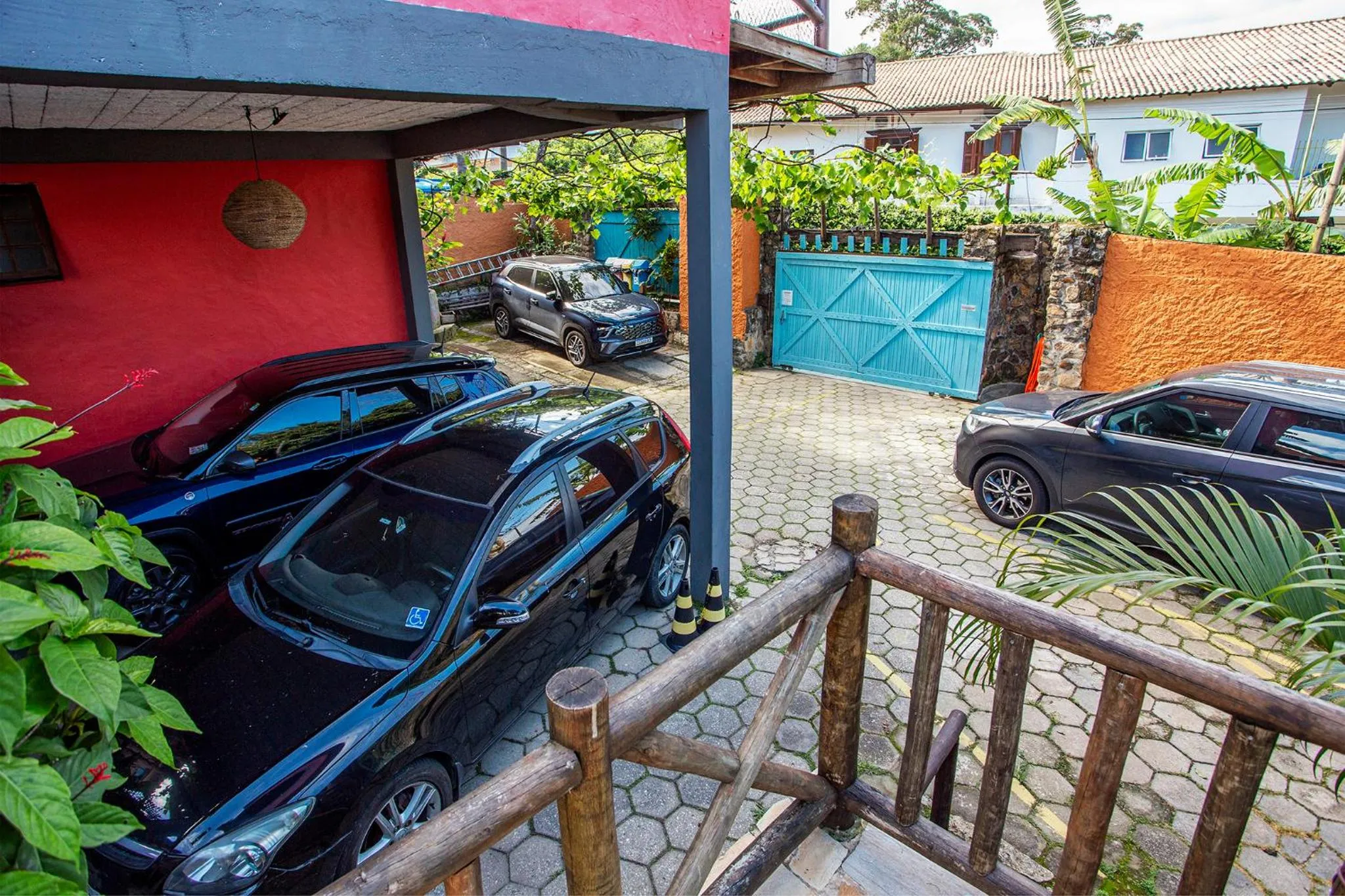 Parking in Pousada Recanto da Villa