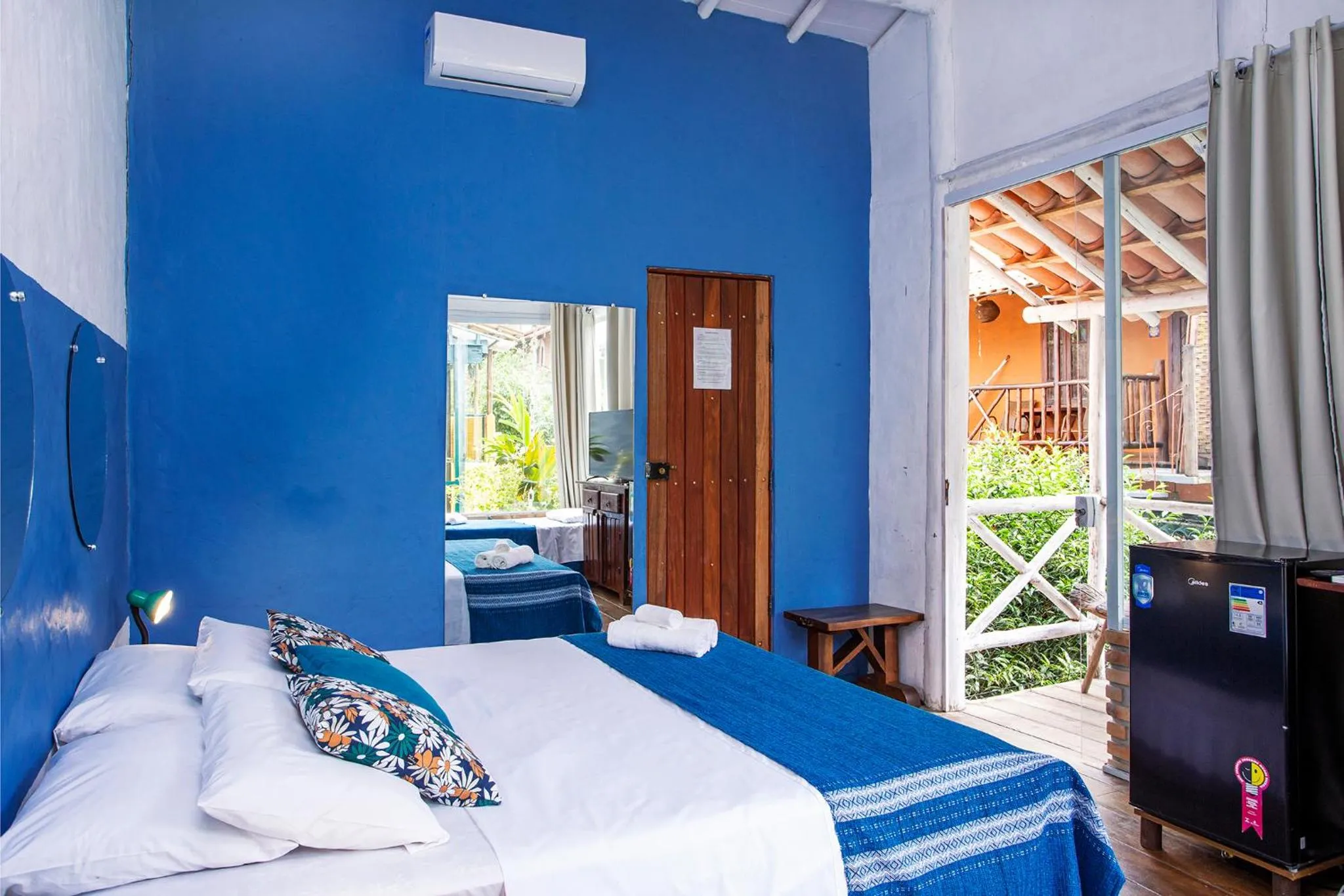 Bed in Pousada Recanto da Villa