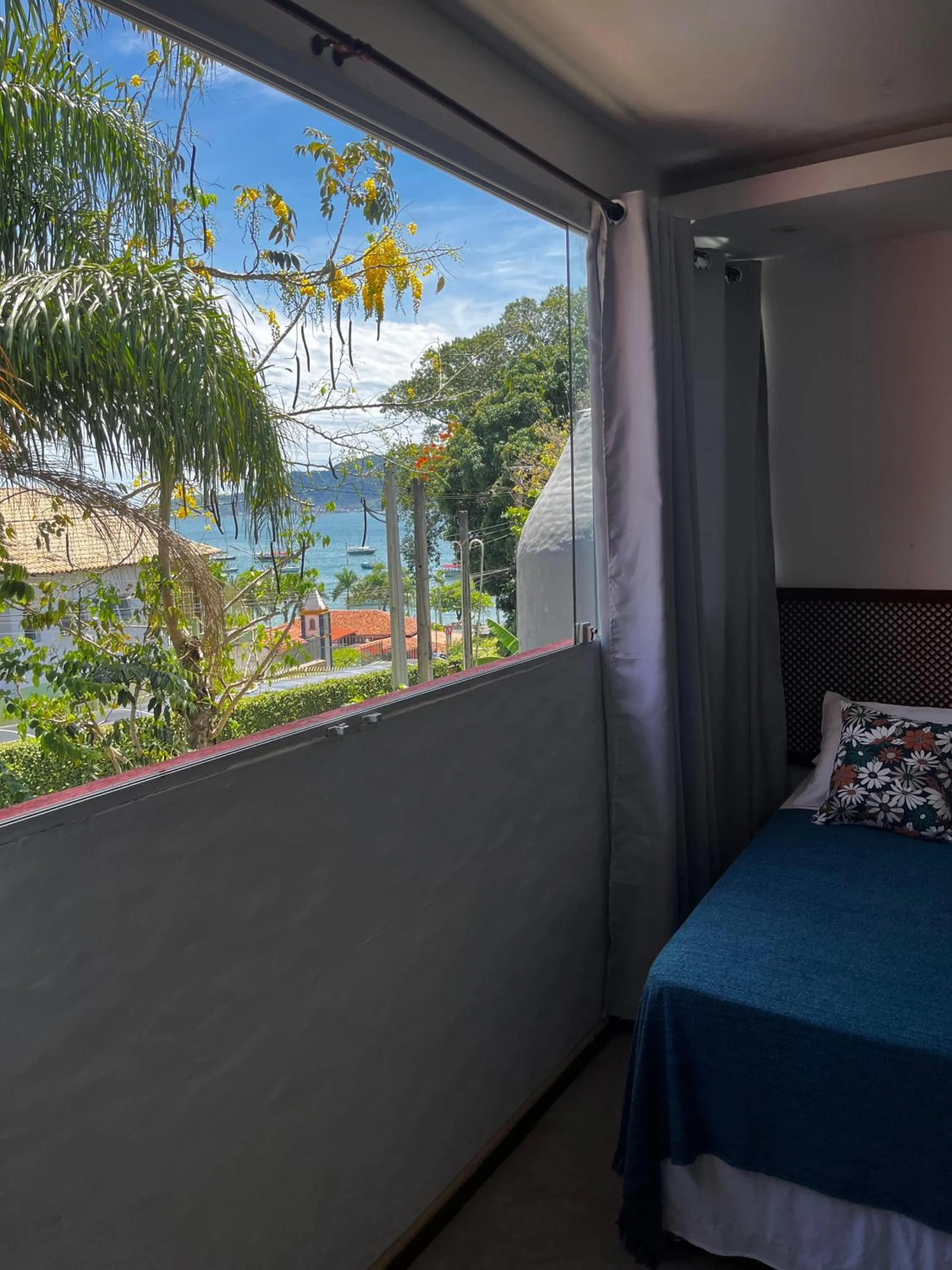 Bed in Pousada Recanto da Villa