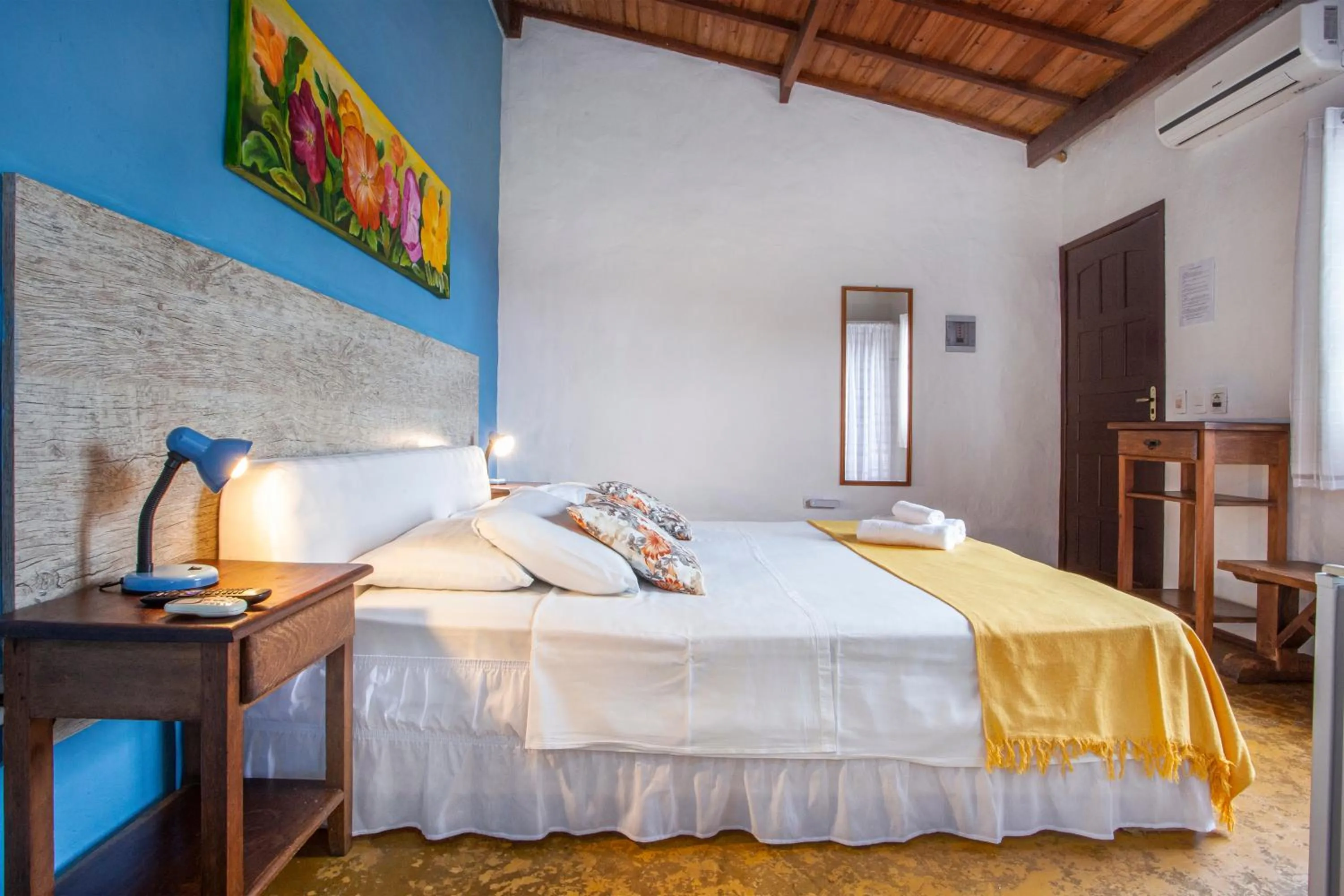 Bed in Pousada Recanto da Villa