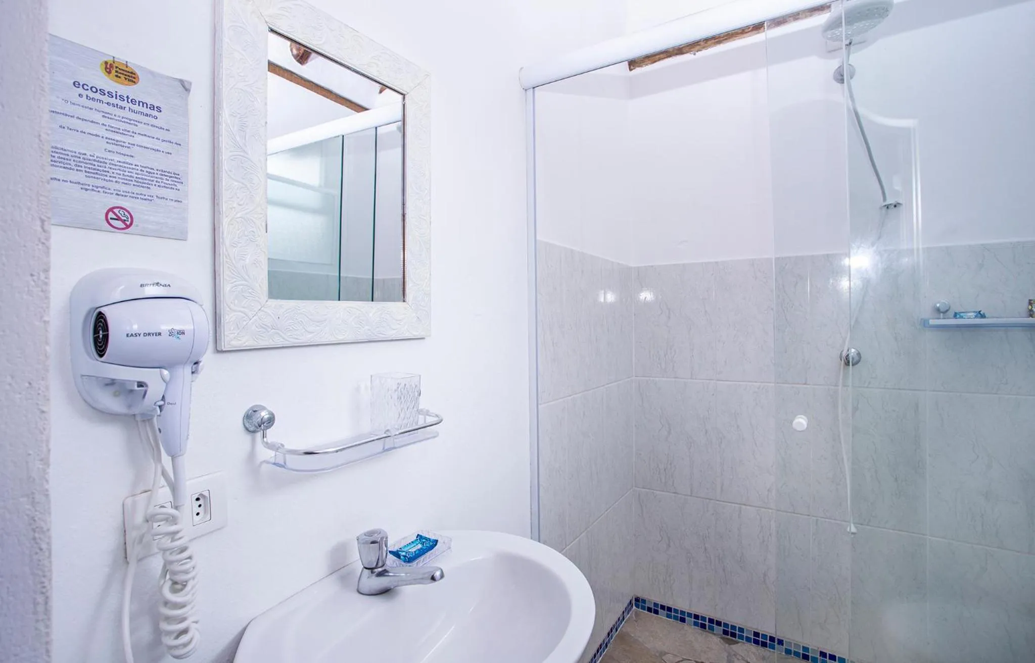 Bathroom in Pousada Recanto da Villa