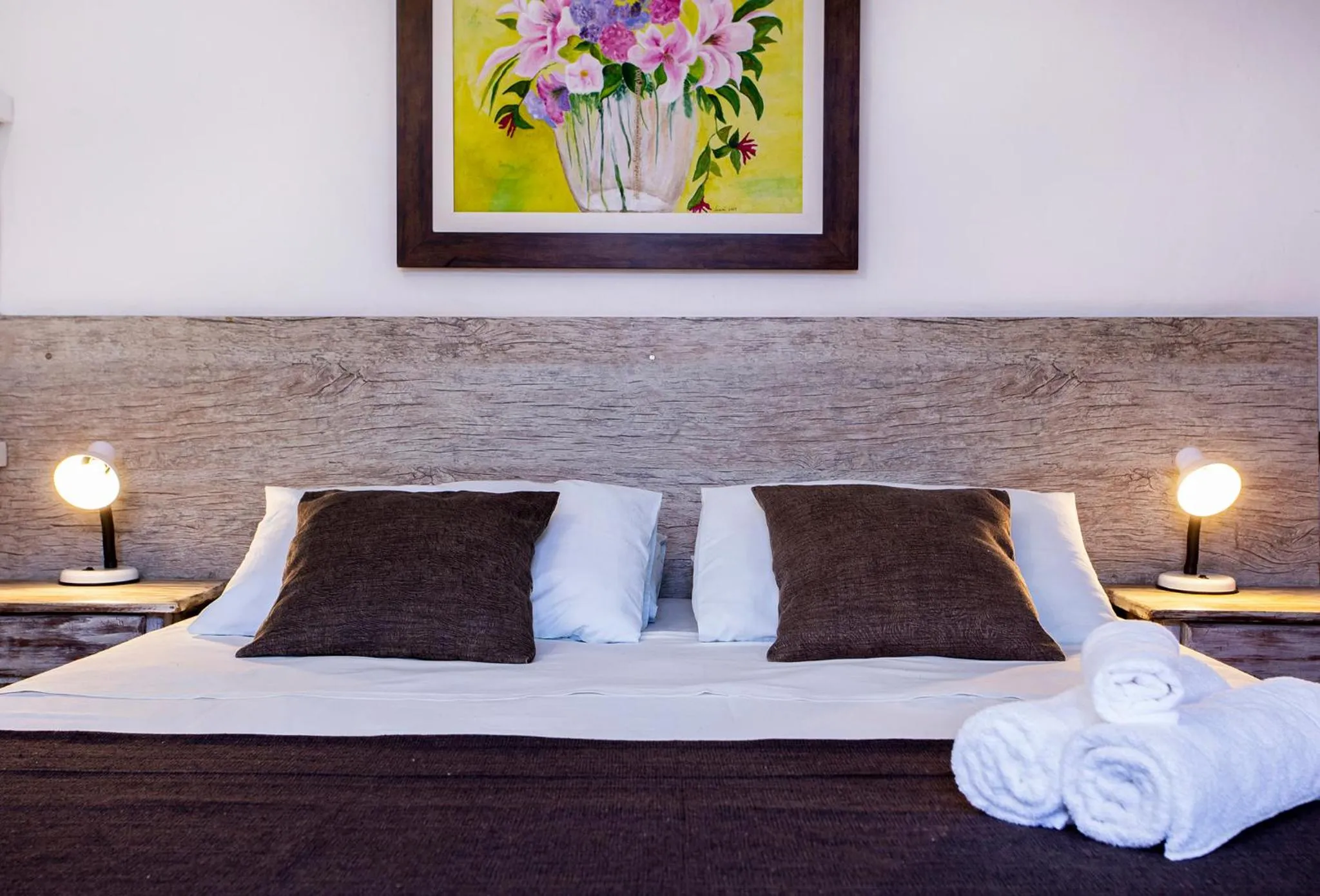 Bed in Pousada Recanto da Villa