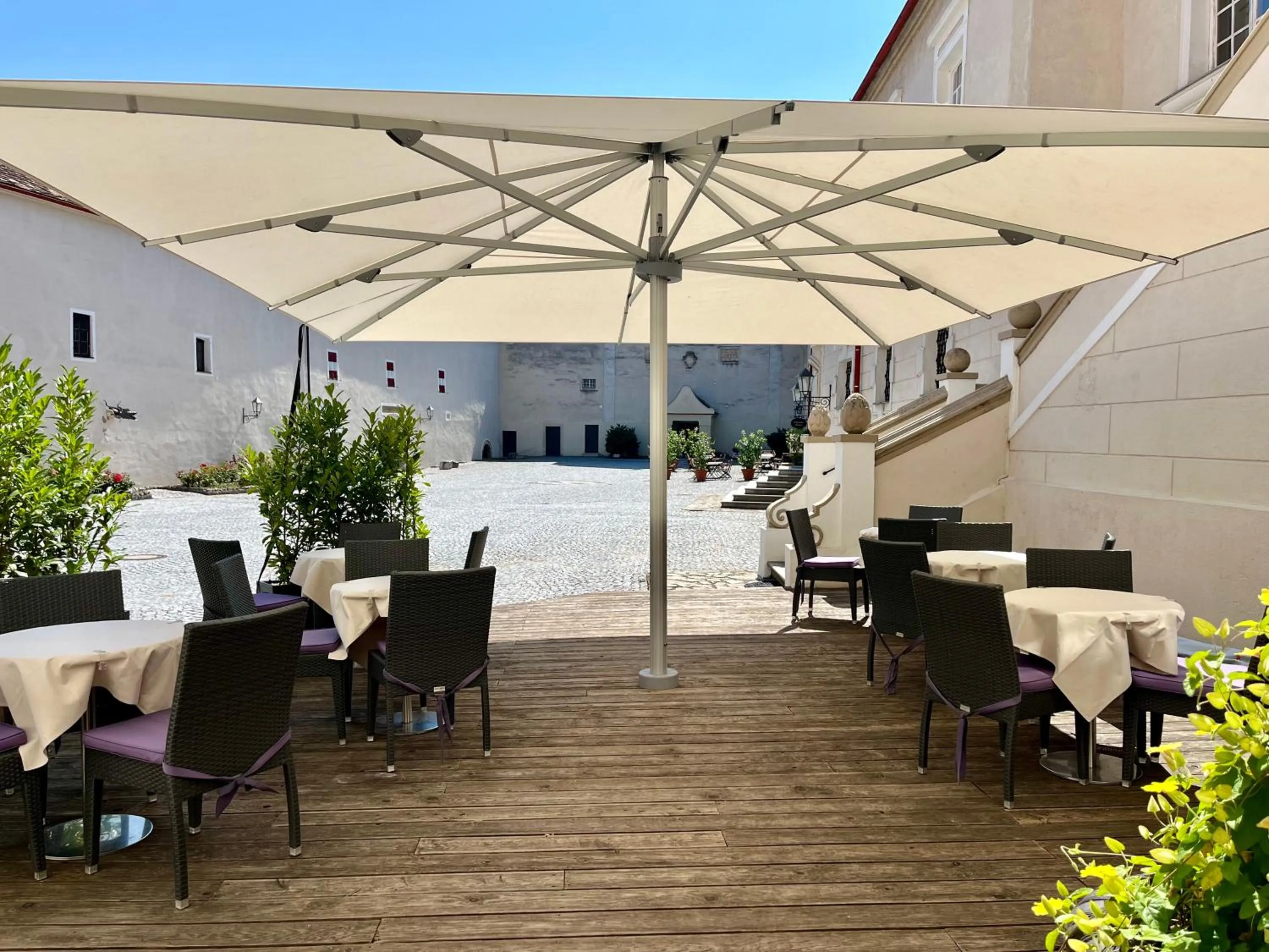 View (from property/room) in Schlosshotel Mailberg