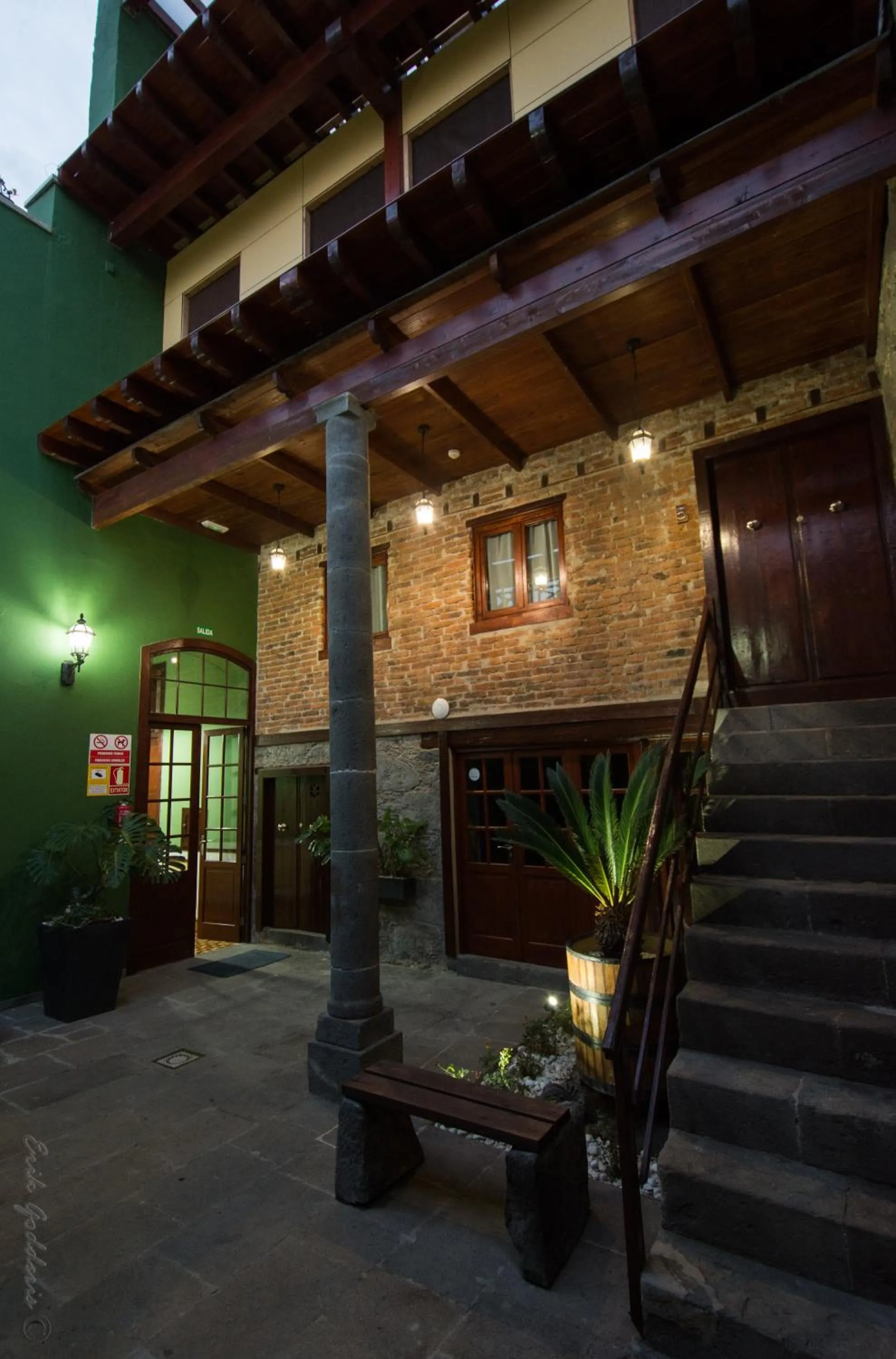 Patio in Hotel Emblemático Arucas