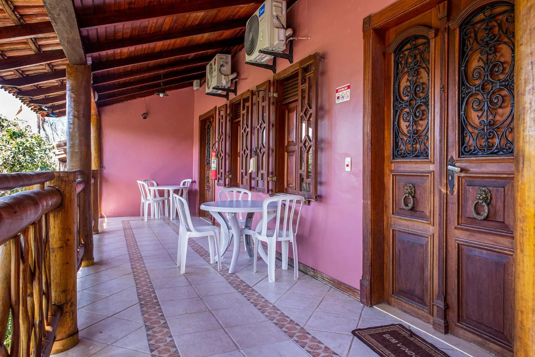 Balcony/Terrace in Hotel Alemão Beach de Ilhabela