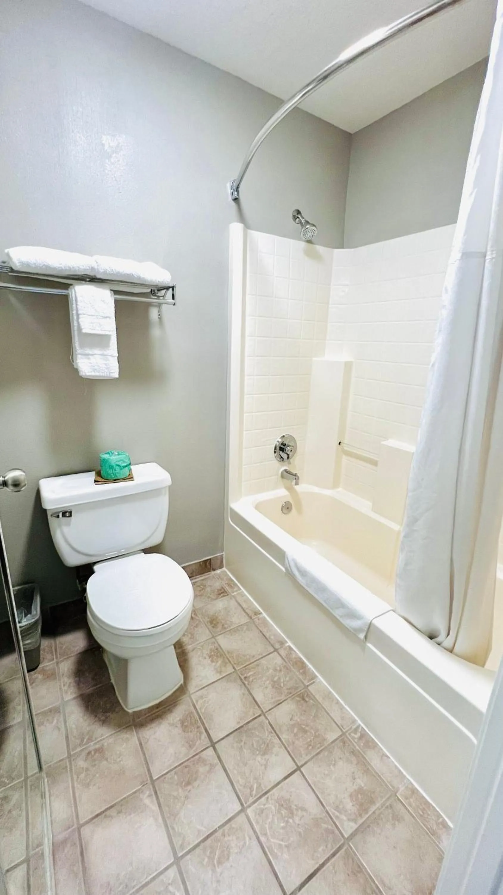 Bathroom in Studio 6 Suites Portland OR I-5 OHSU