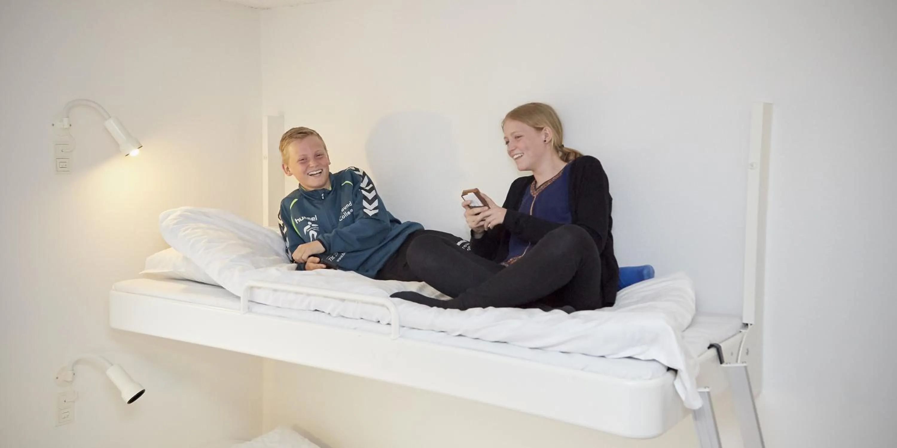 Bed in Danhostel Ringkøbing