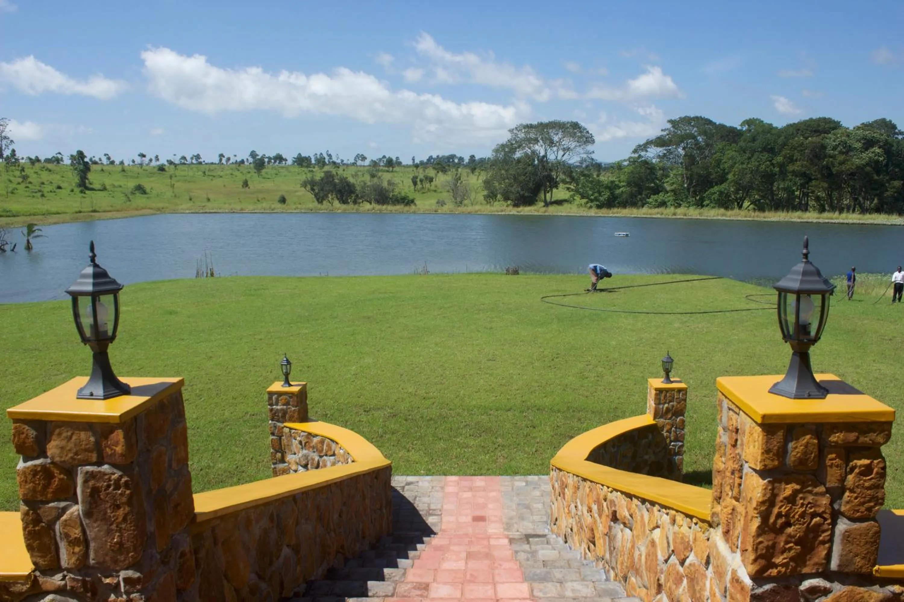 Lake view in Game Haven Lodge