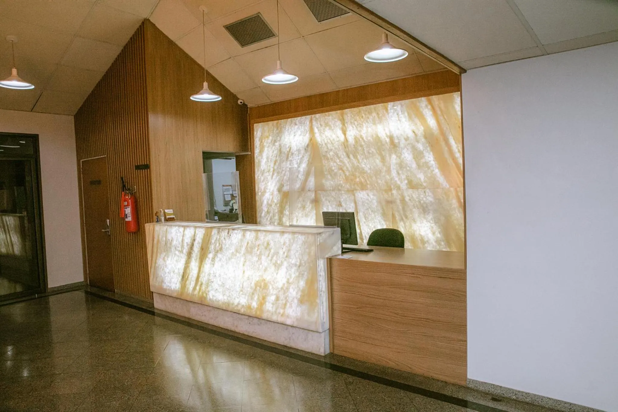 Facade/entrance in Fênix Hotel Varginha