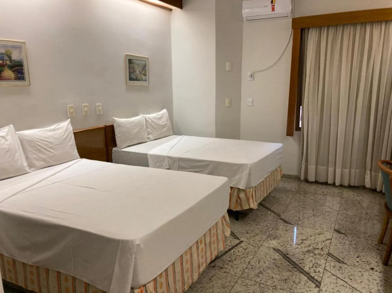 Bed in Fênix Hotel Varginha