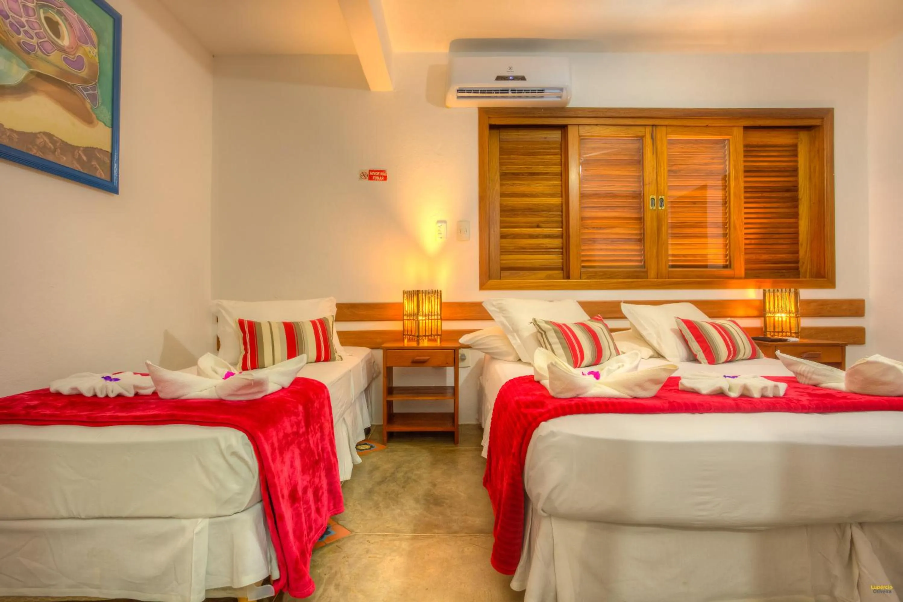 Bed in Pousada Maria Farinha