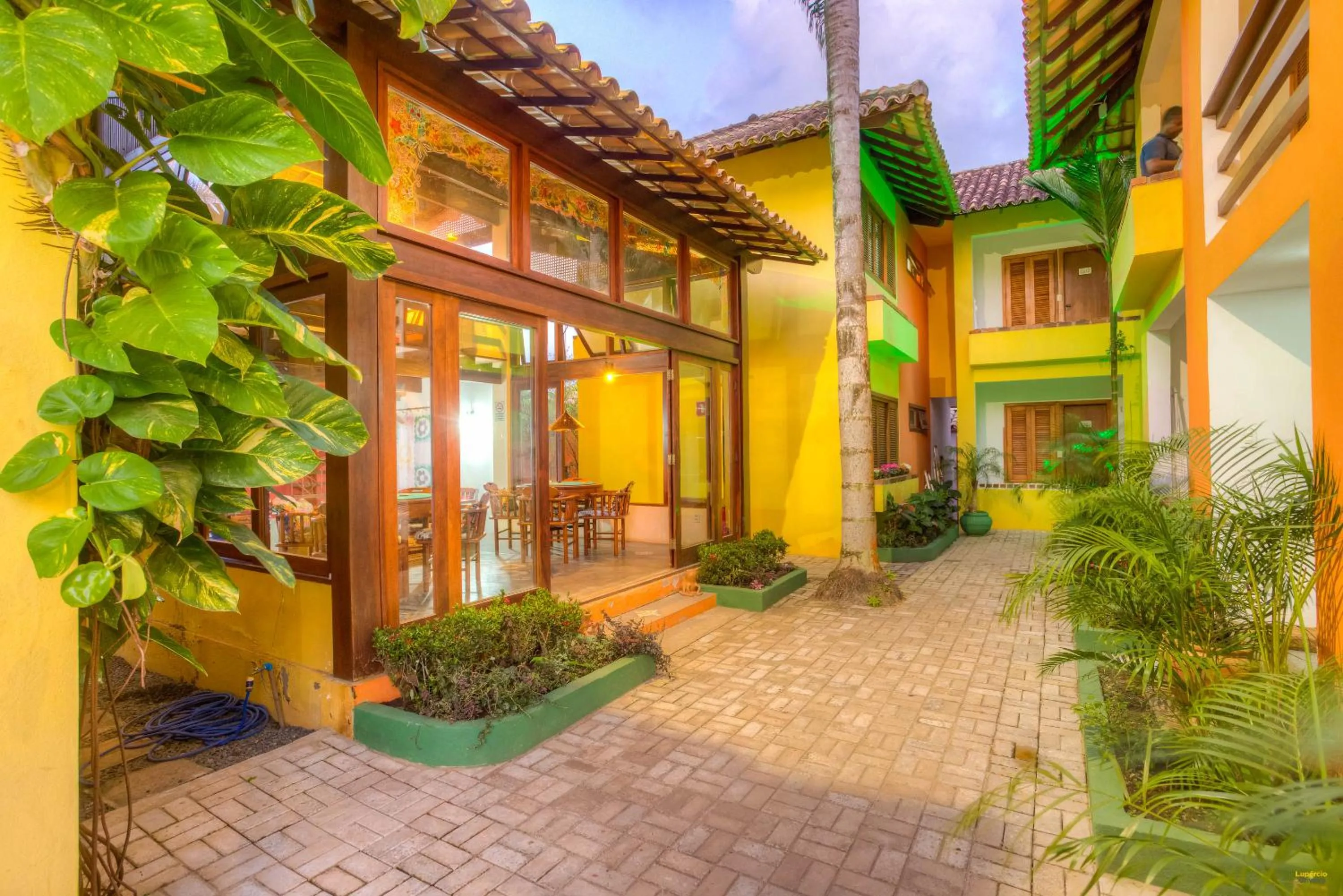 Garden in Pousada Maria Farinha