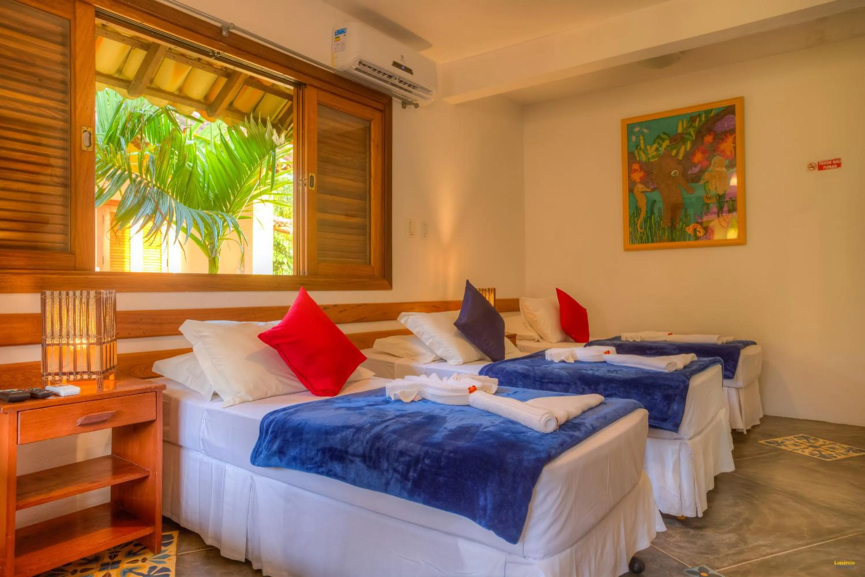 Bed in Pousada Maria Farinha