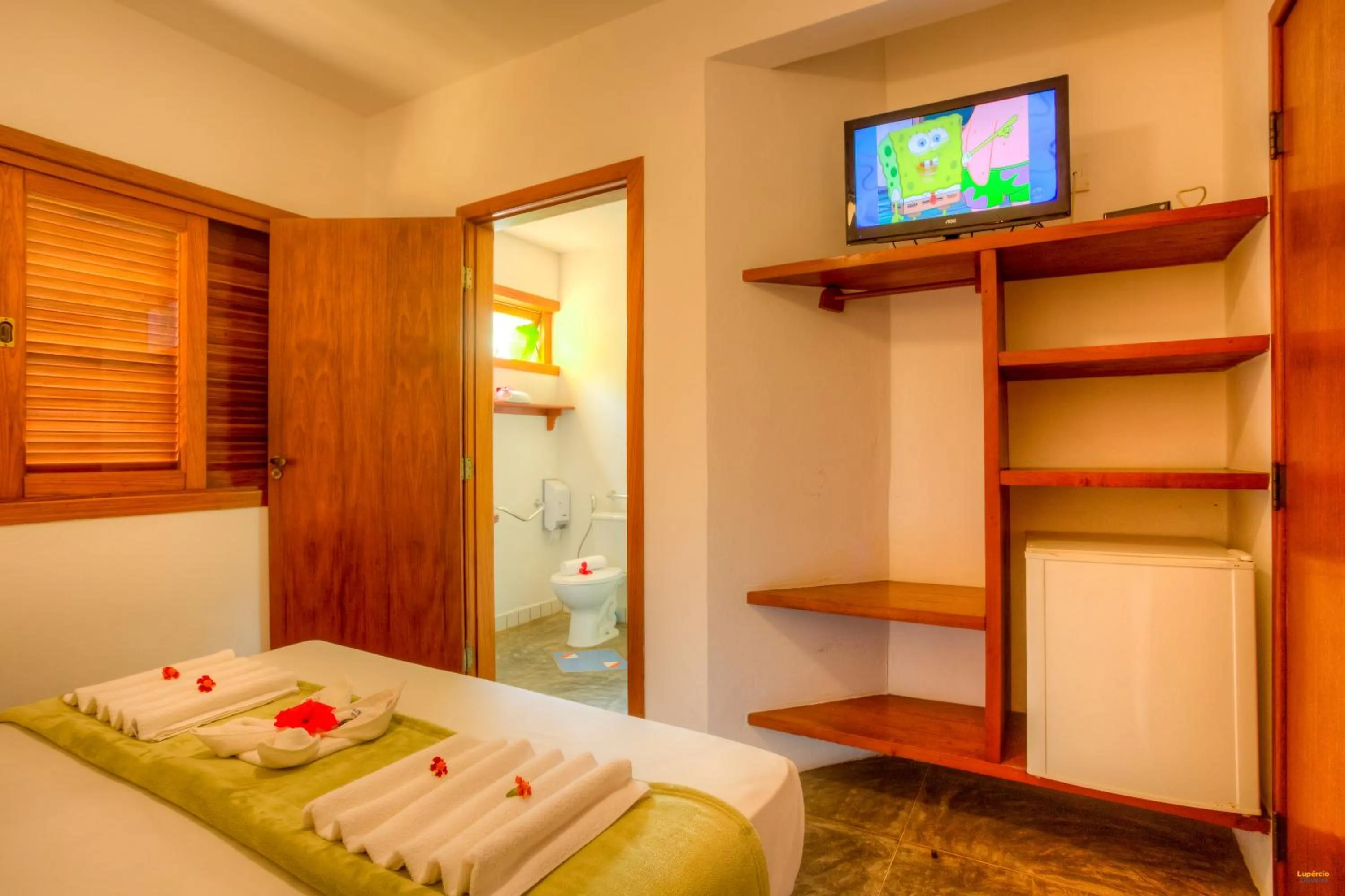 Bed in Pousada Maria Farinha