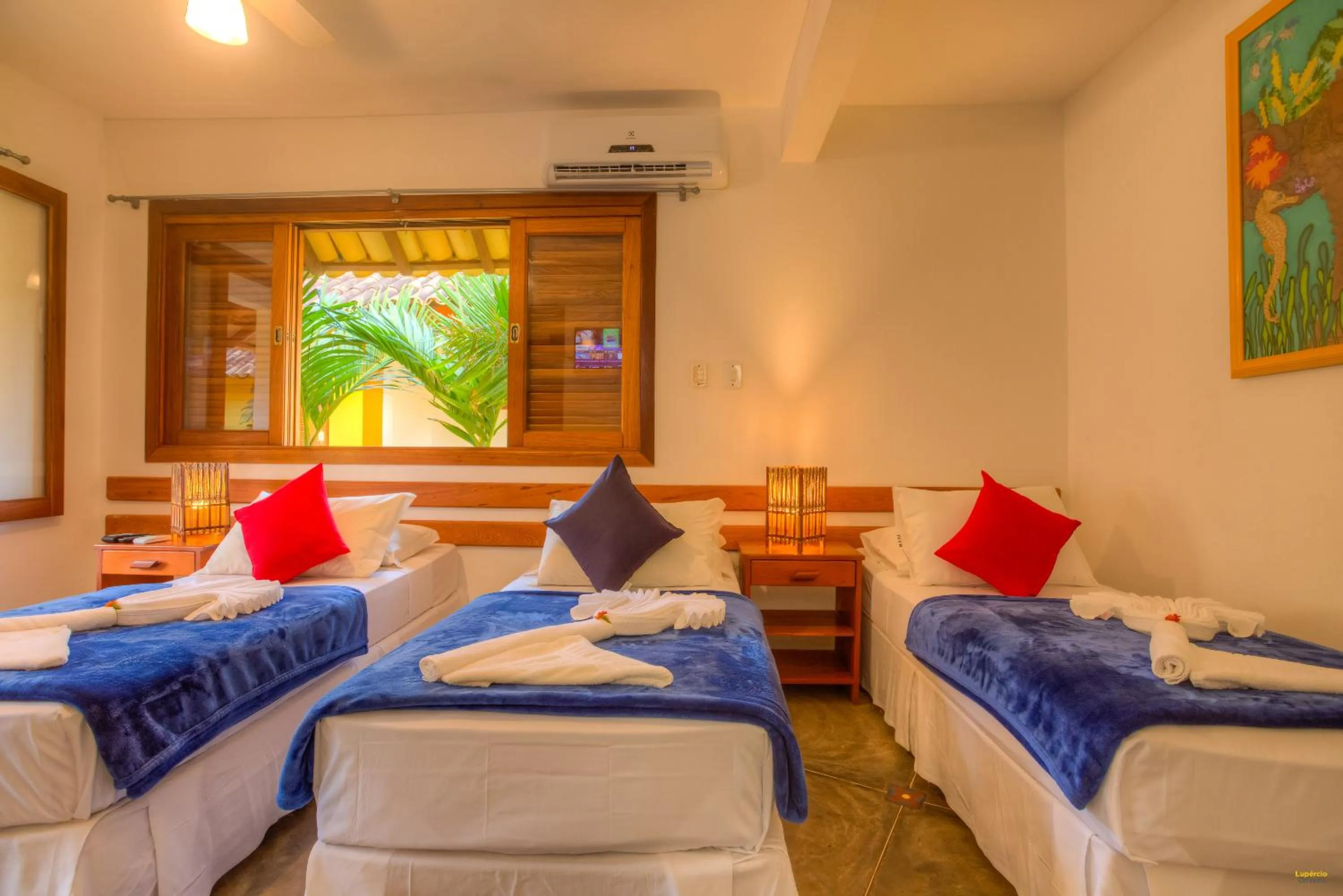 Bed in Pousada Maria Farinha