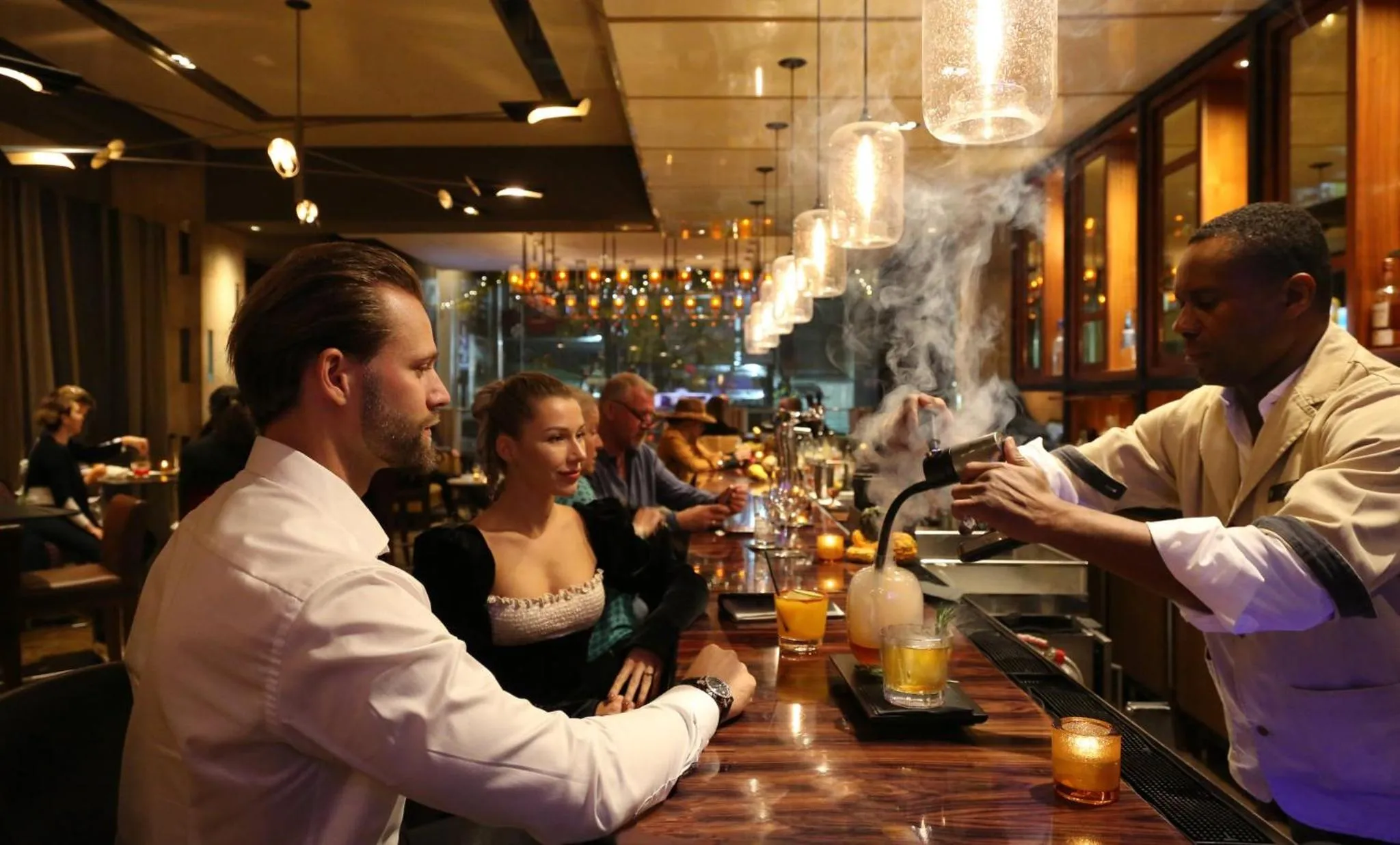 Lounge or bar in InterContinental New York Times Square by IHG