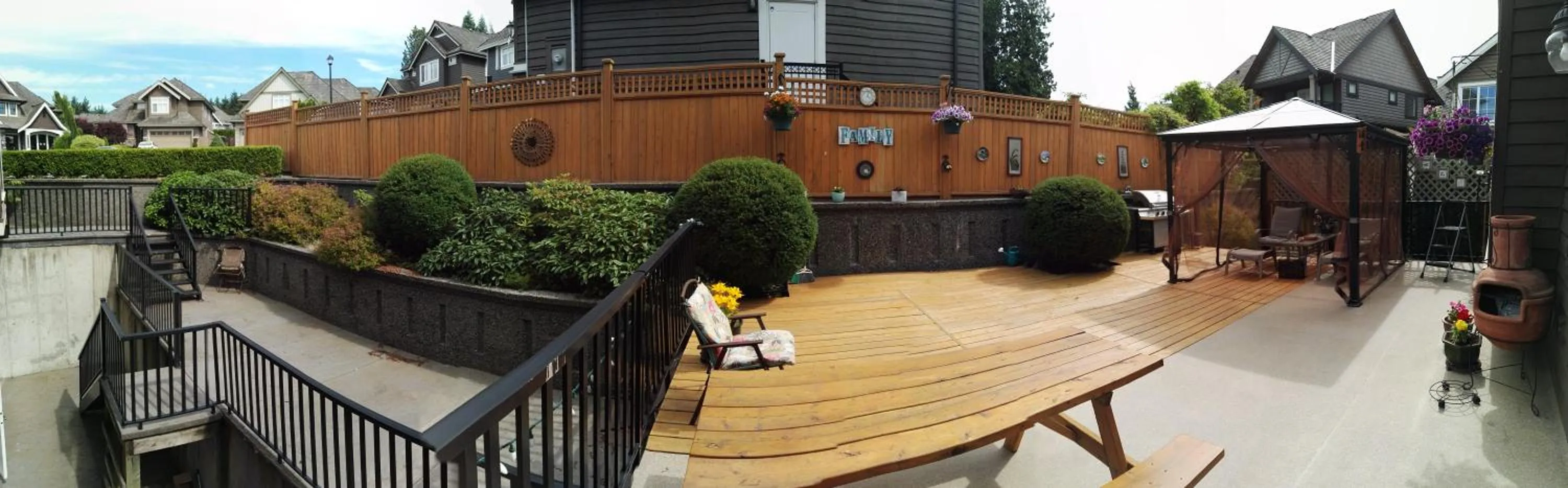 Balcony/Terrace in Sunny Island by White Rock B&B