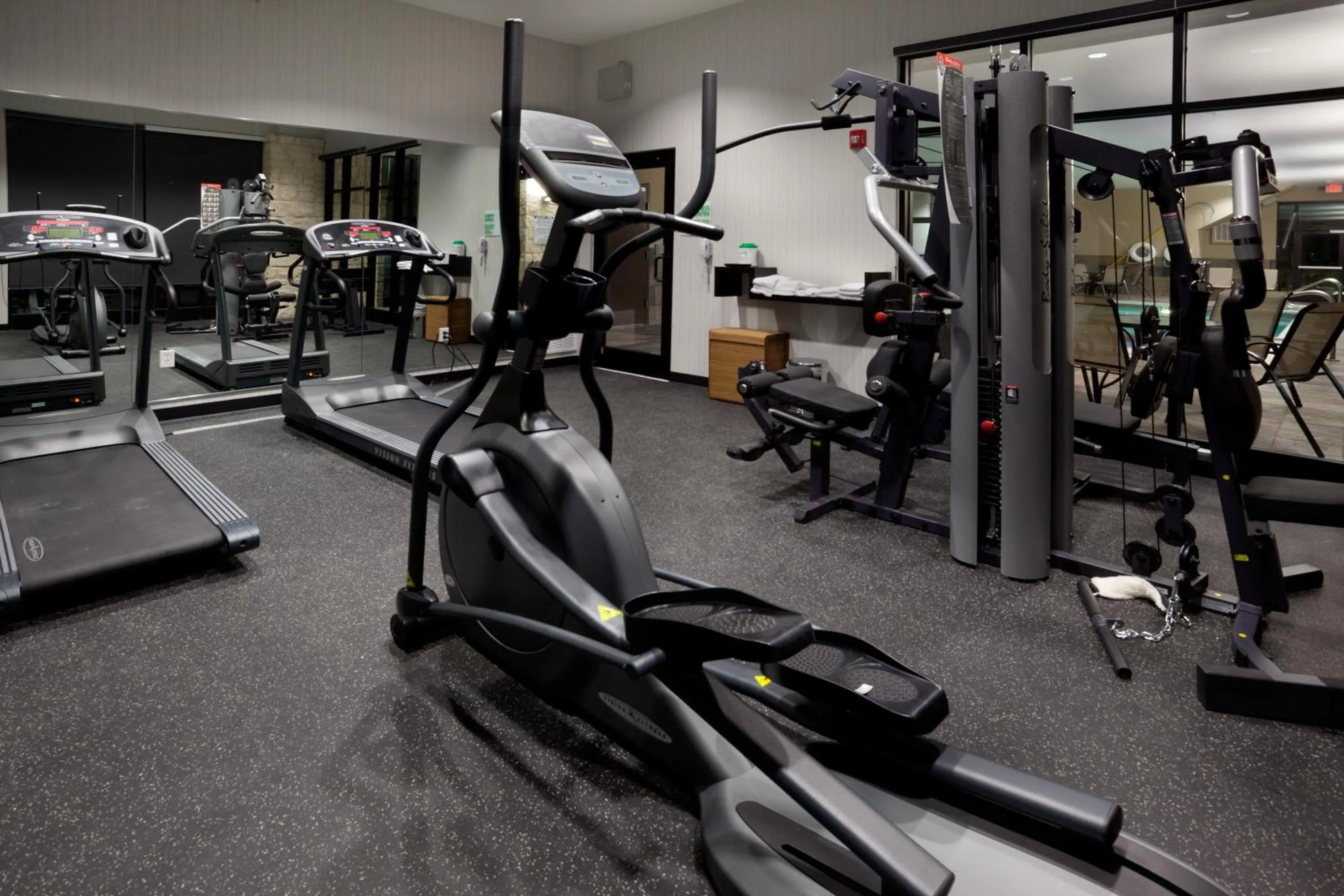 Fitness centre/facilities in Holiday Inn San Antonio North Stone Oak Area by IHG-Newly Renovated