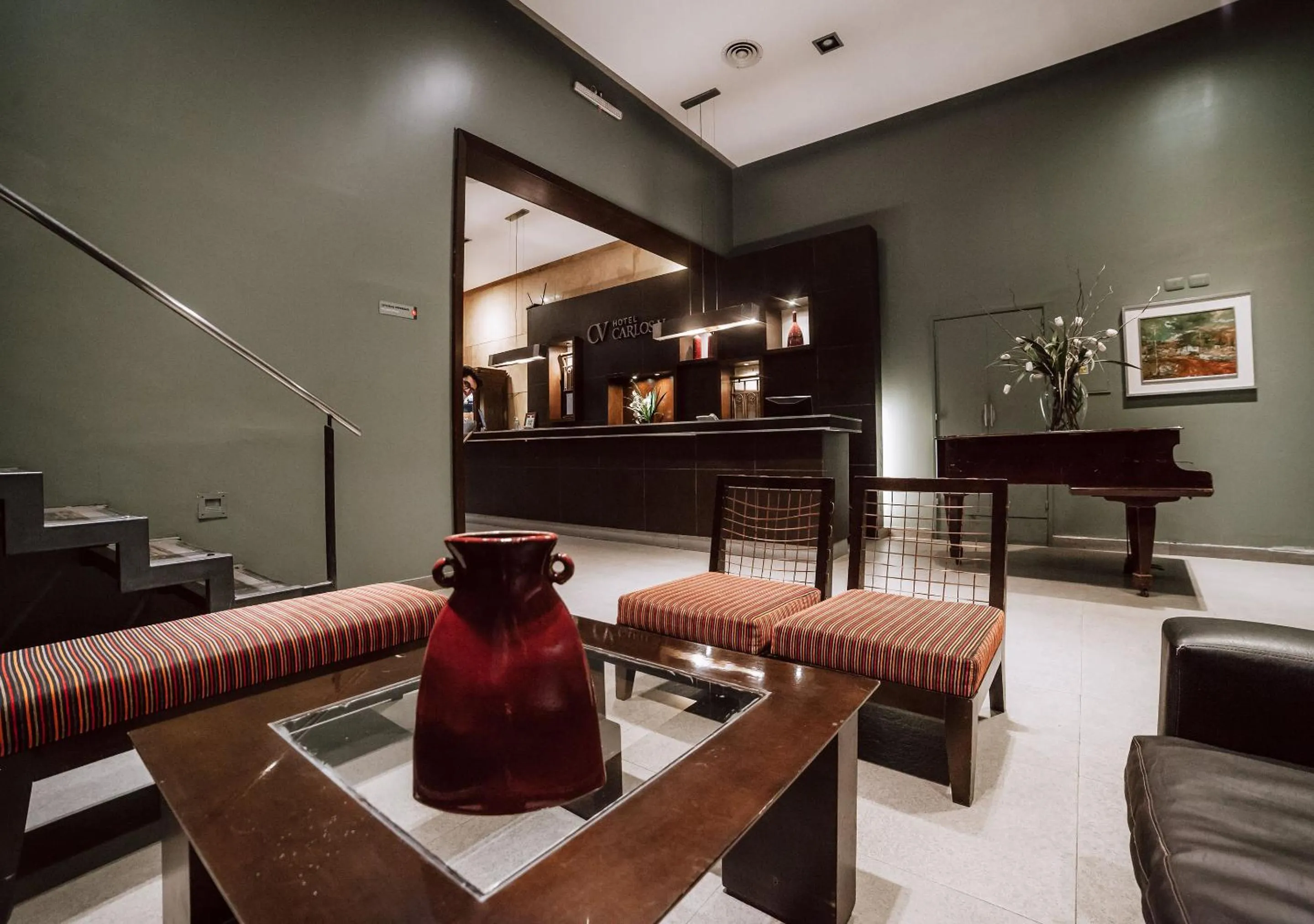 Lobby or reception in Hotel Carlos V
