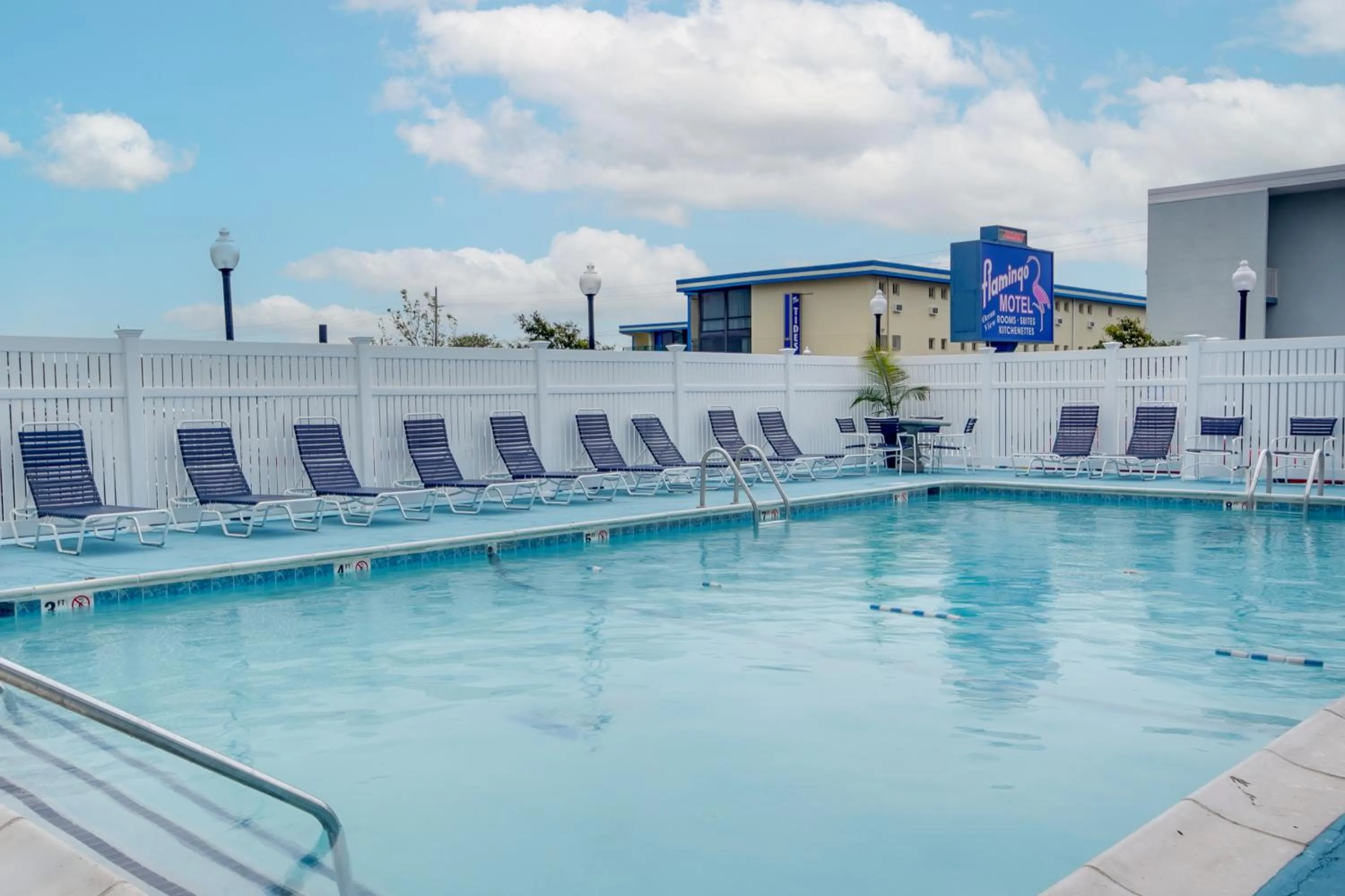 Swimming pool in Flamingo Motel