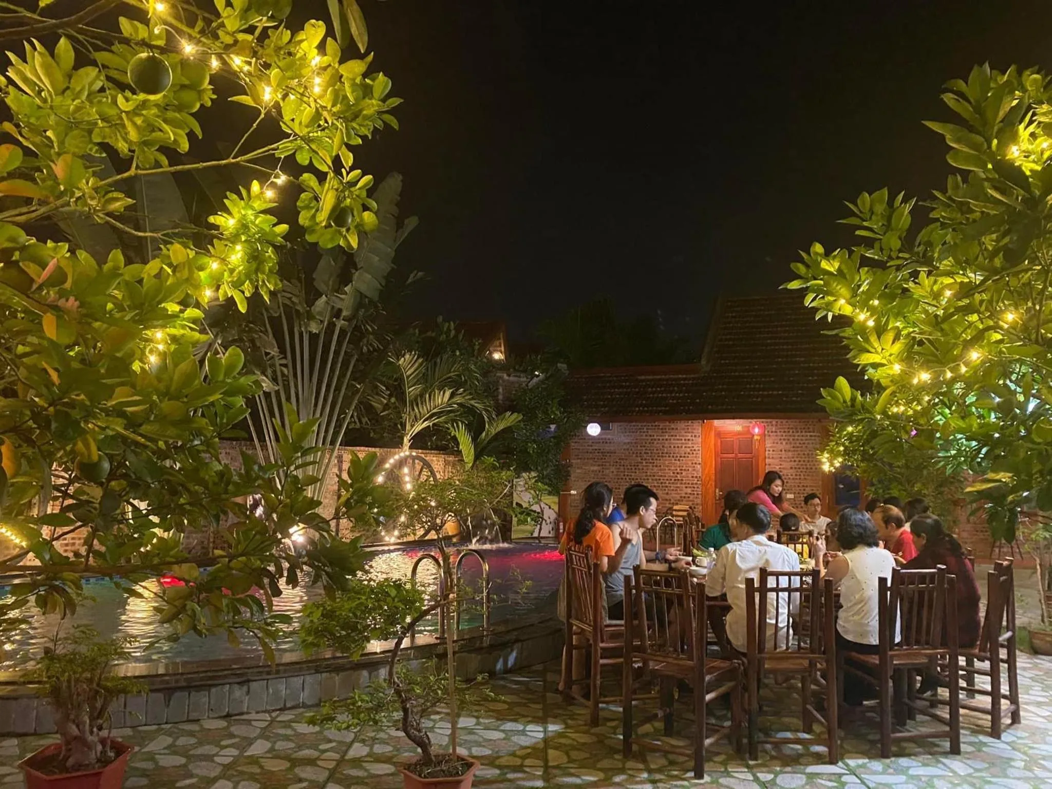 Patio in Tam Coc Thanh Dat Homestay