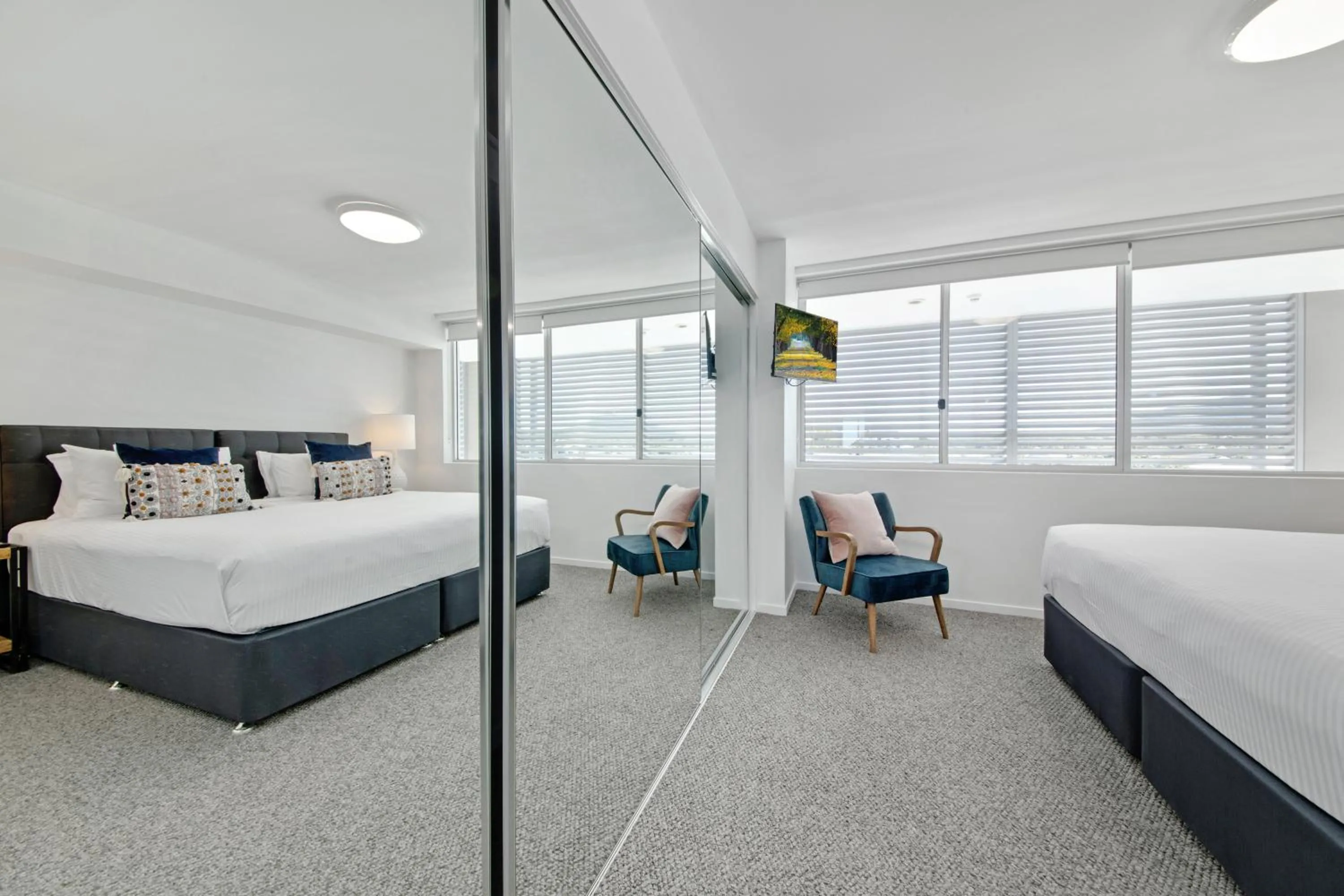 Bedroom, Bed in Echelon Apartments Yeppoon