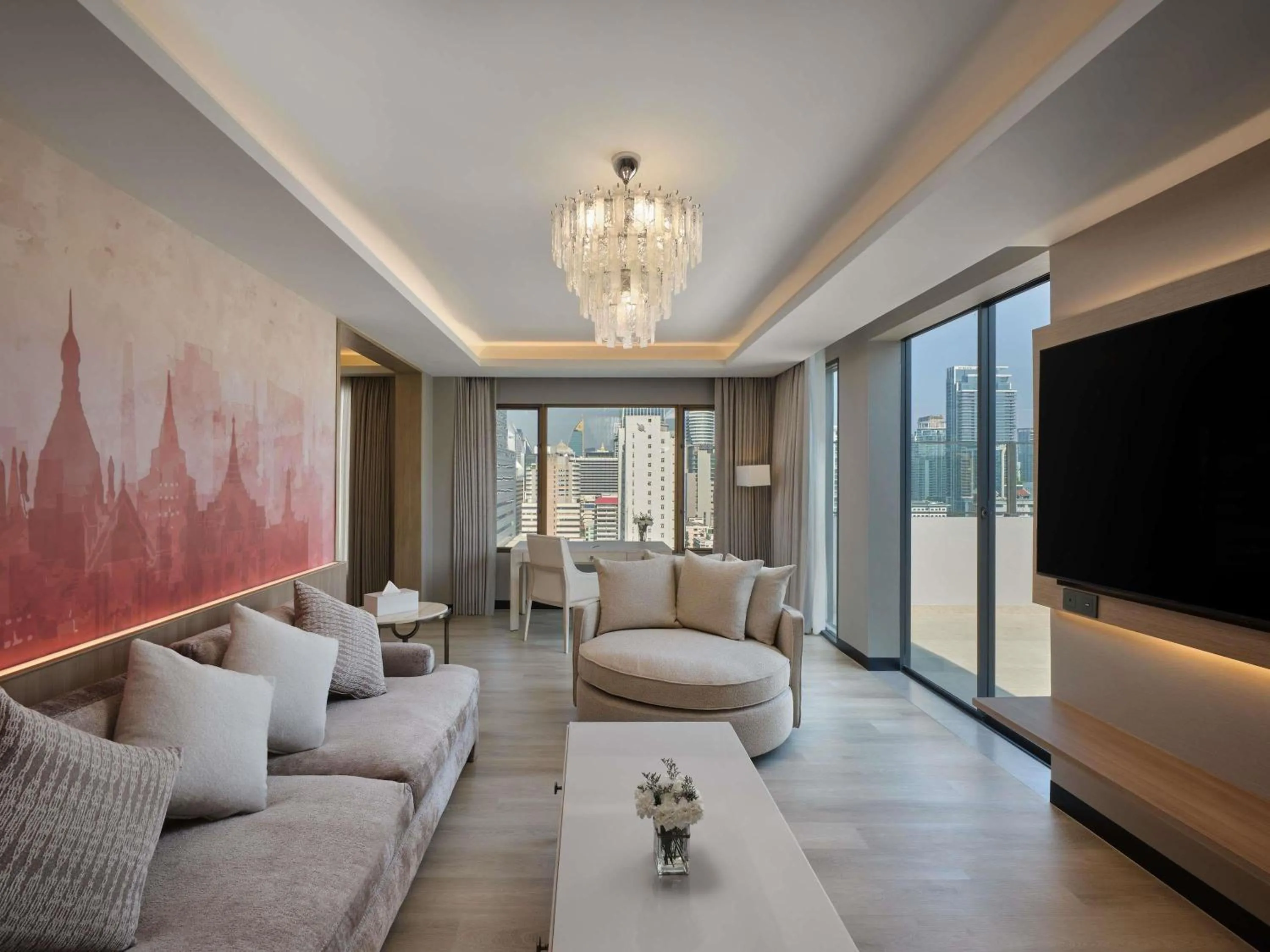 Bedroom in Novotel Bangkok on Siam Square