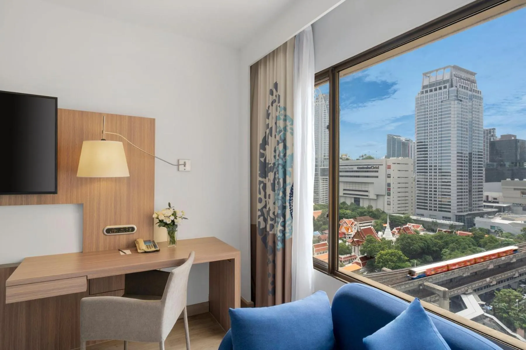 City view in Novotel Bangkok on Siam Square