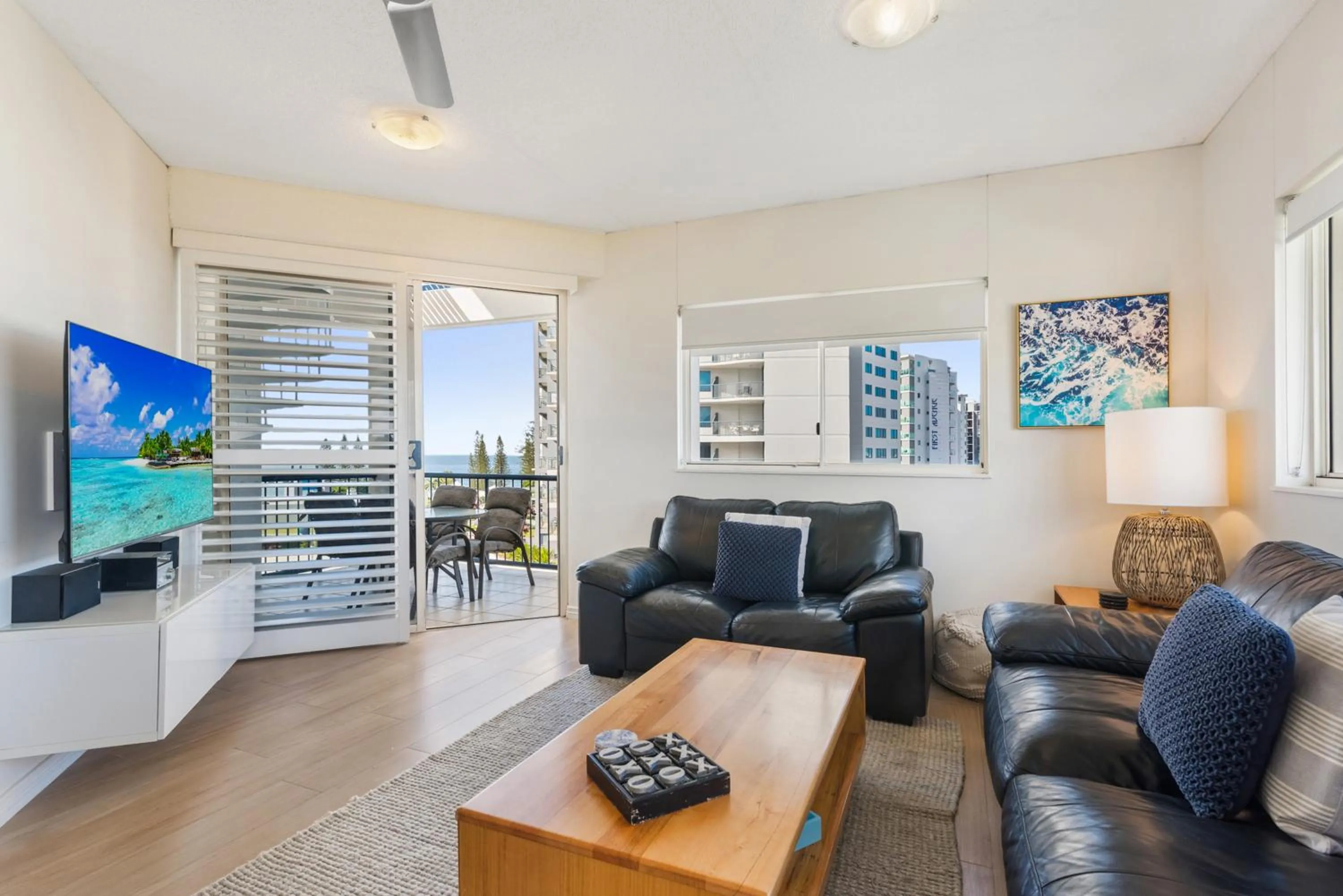 Living room in Raffles Mooloolaba