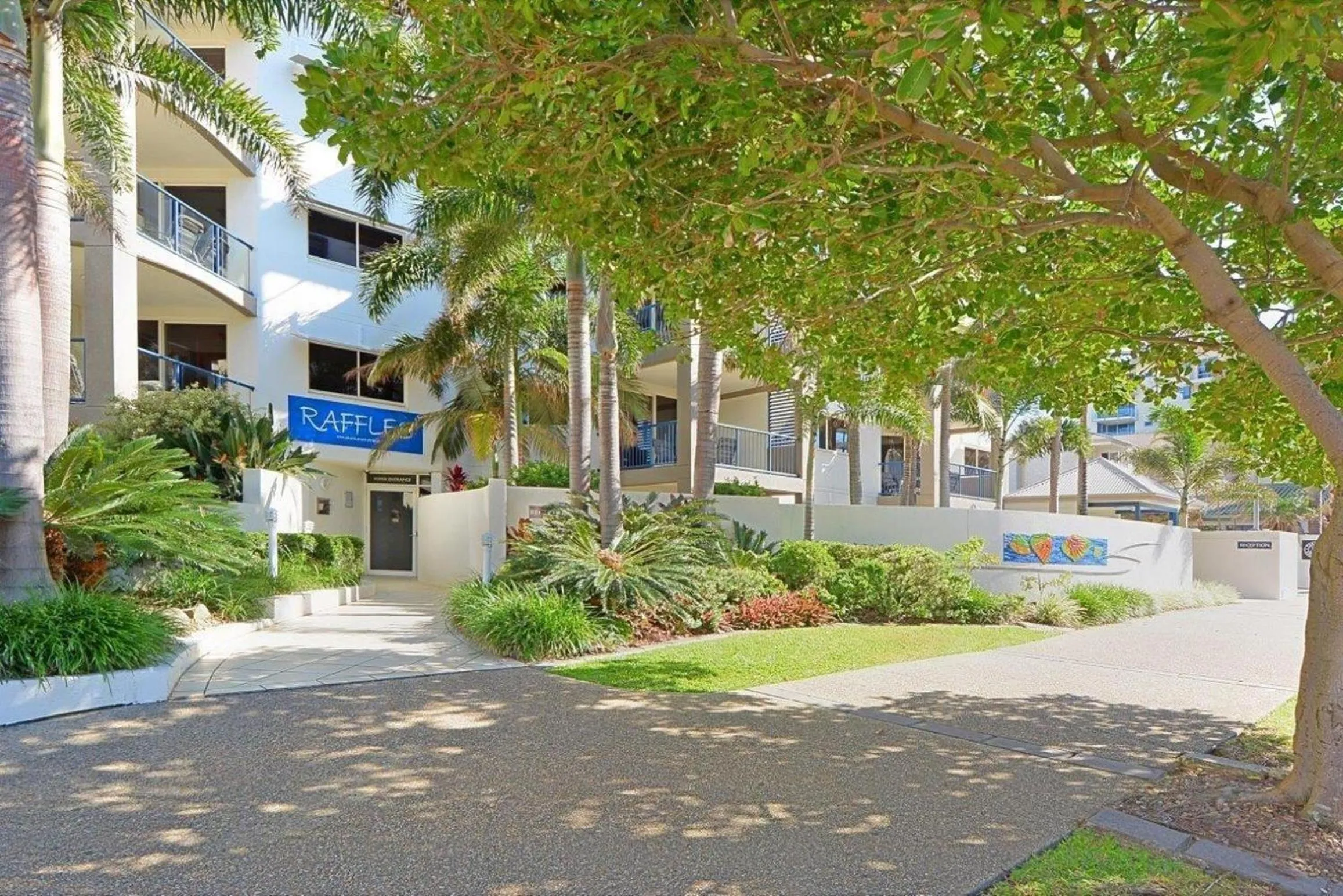 Facade/entrance in Raffles Mooloolaba