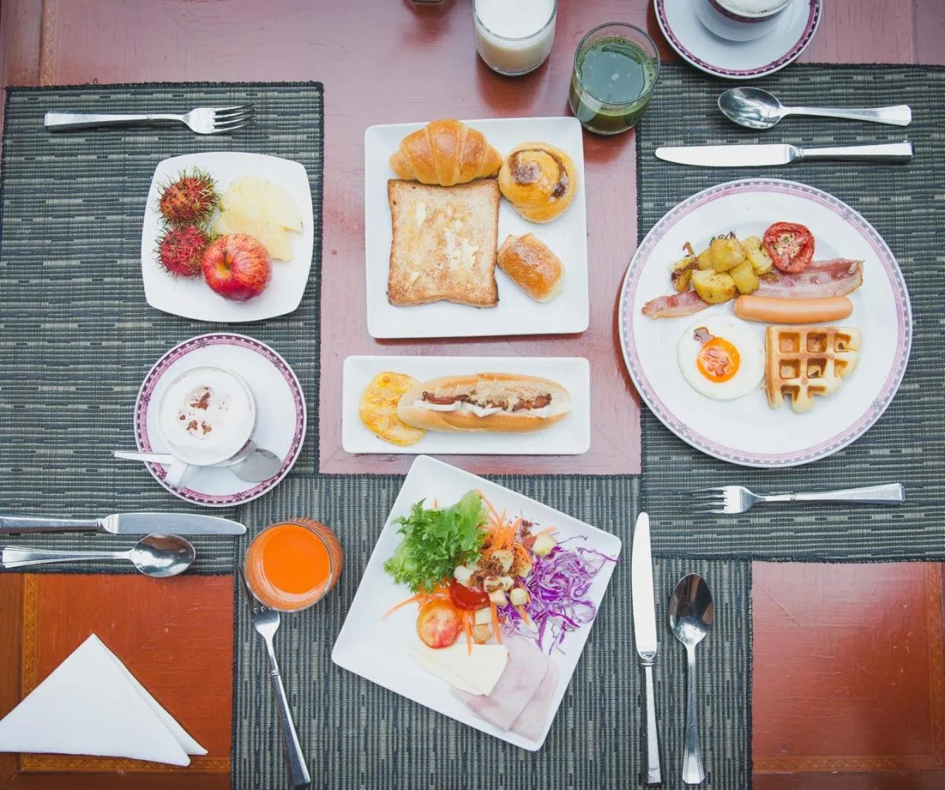 American breakfast in Pullman Khon Kaen Raja Orchid