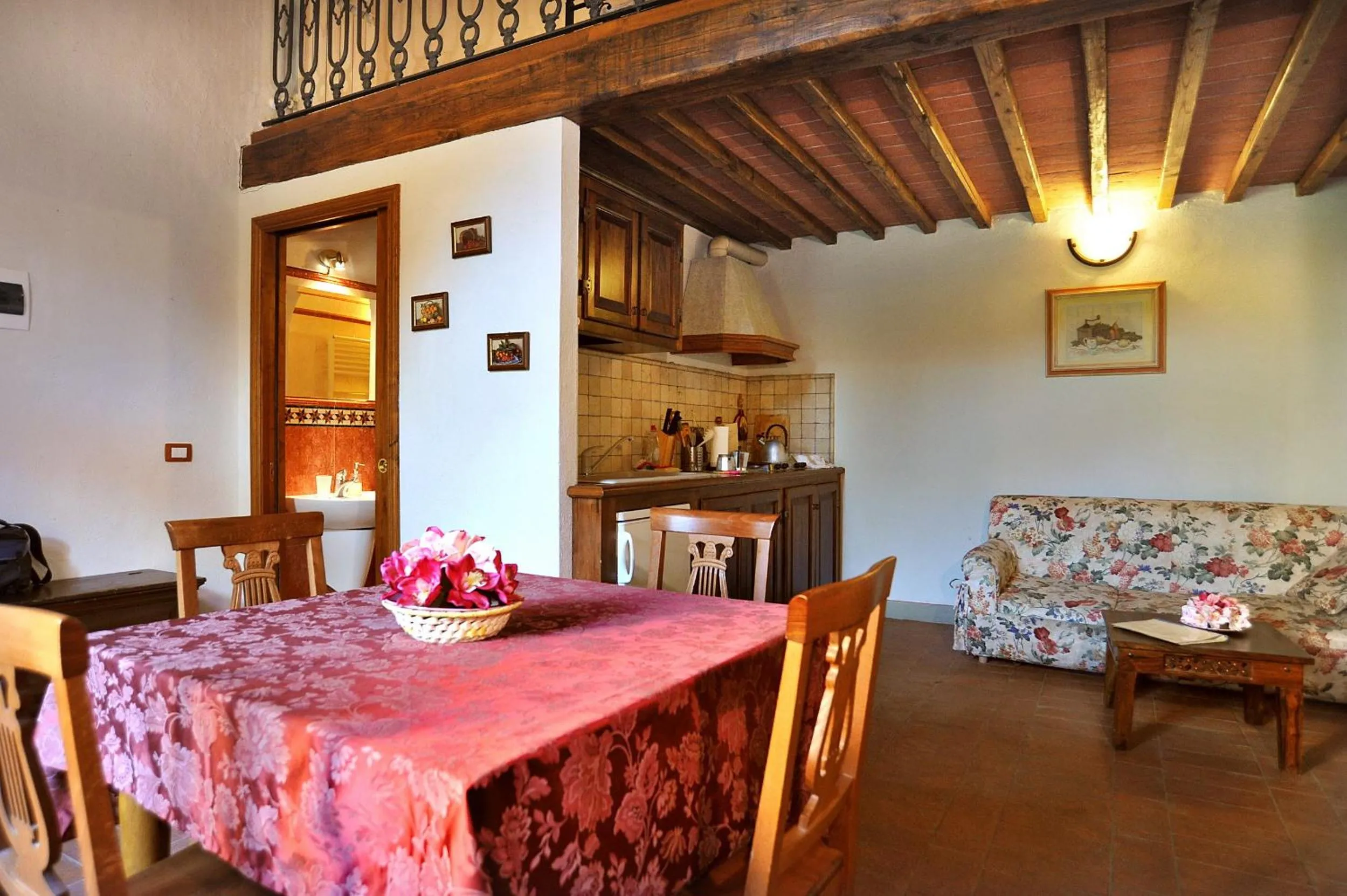 Dining area in Antico Pastificio