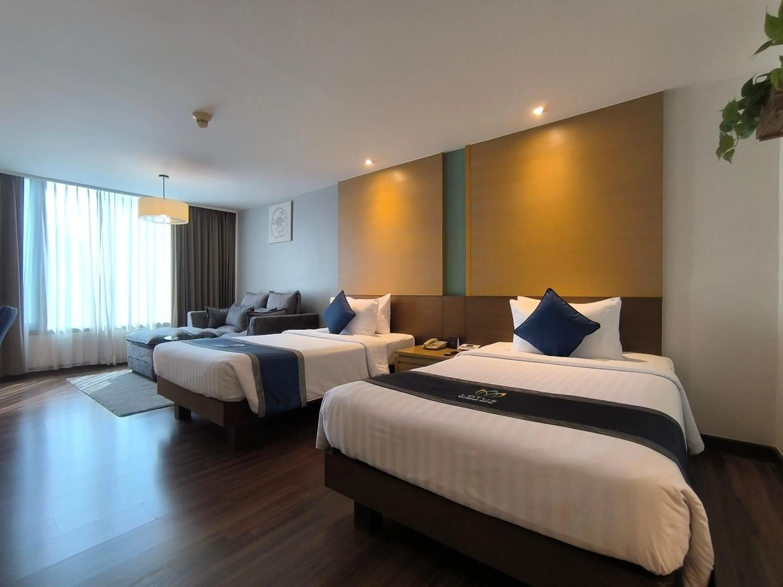 Bed in Bangkok Hotel Lotus Sukhumvit 33