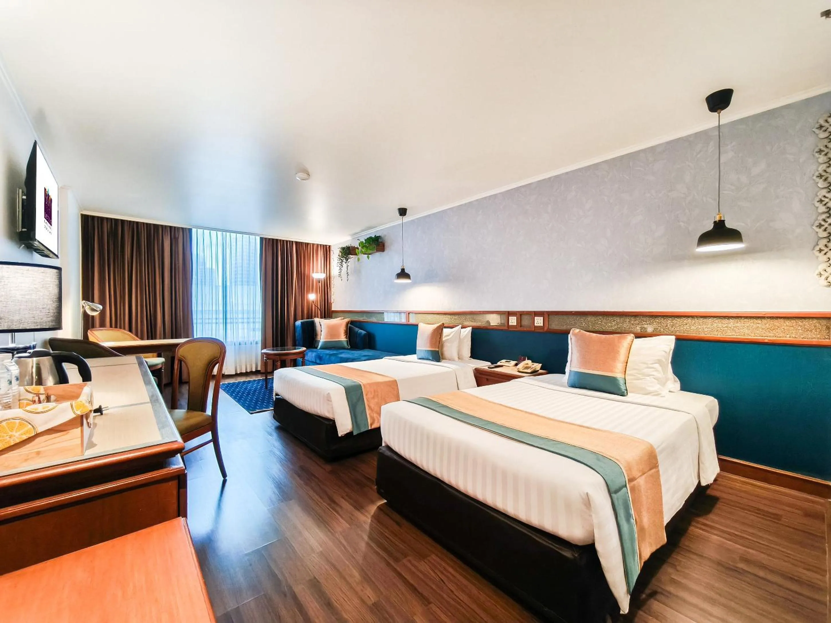 Bed in Bangkok Hotel Lotus Sukhumvit 33