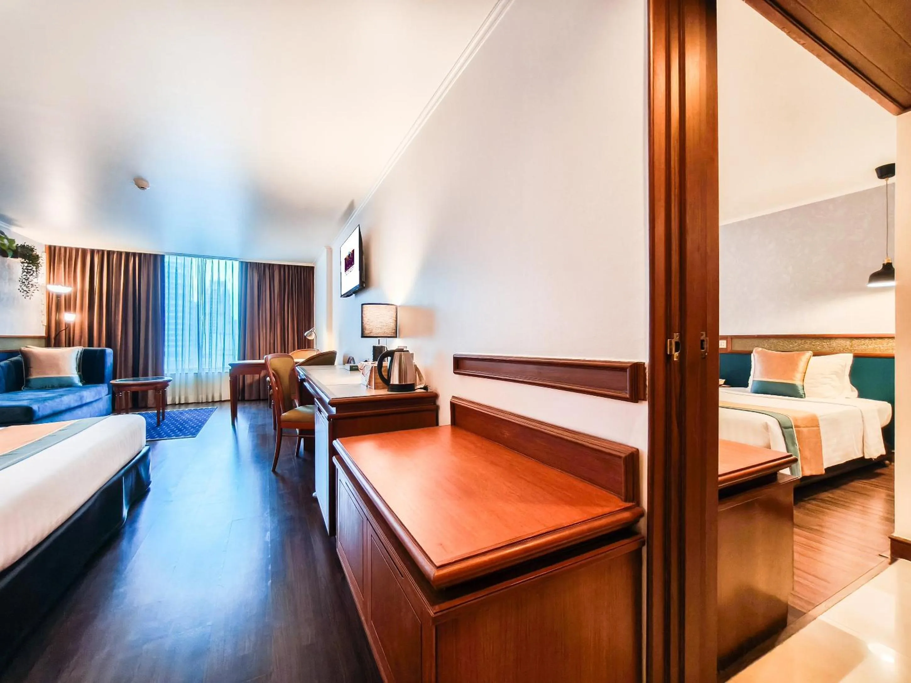 Bed in Bangkok Hotel Lotus Sukhumvit 33