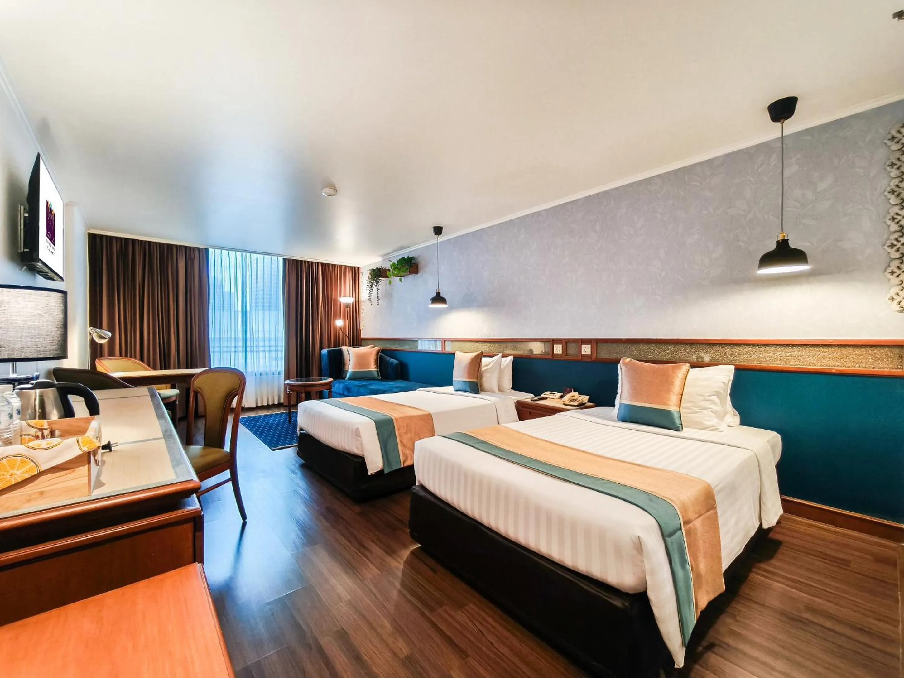 Bed in Bangkok Hotel Lotus Sukhumvit 33