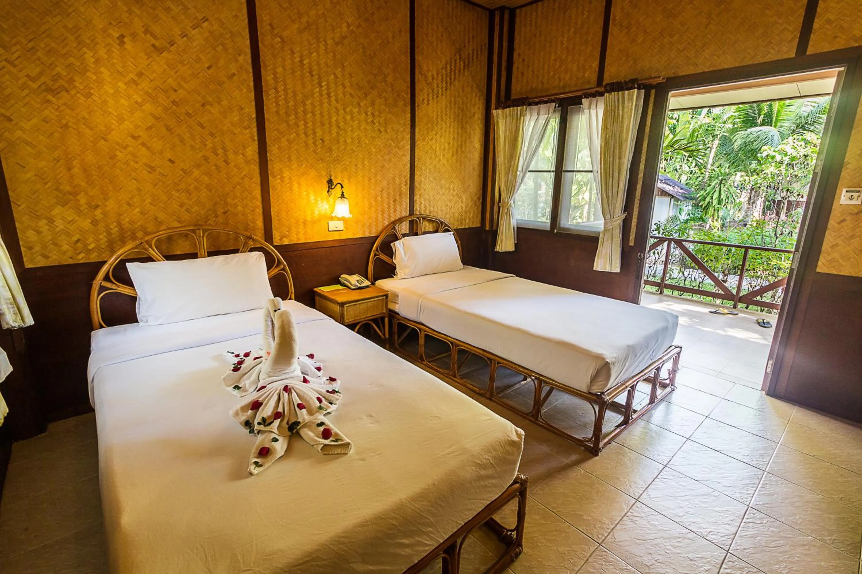 Bed in Coco Palm Beach Resort - SHA Extra Plus